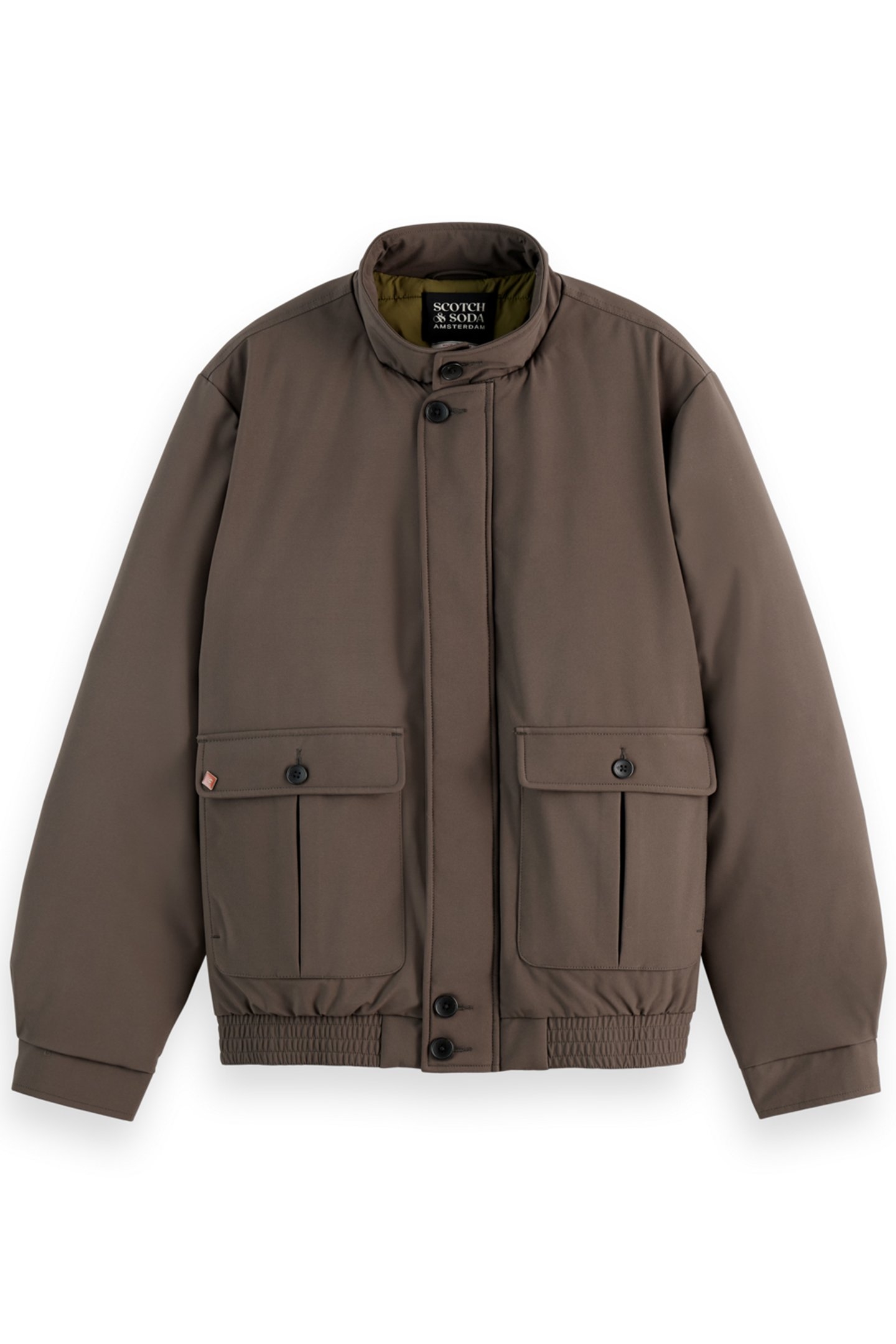 STRETCH HARRINGTON SOFTSHELL JACKET COFFEE 4