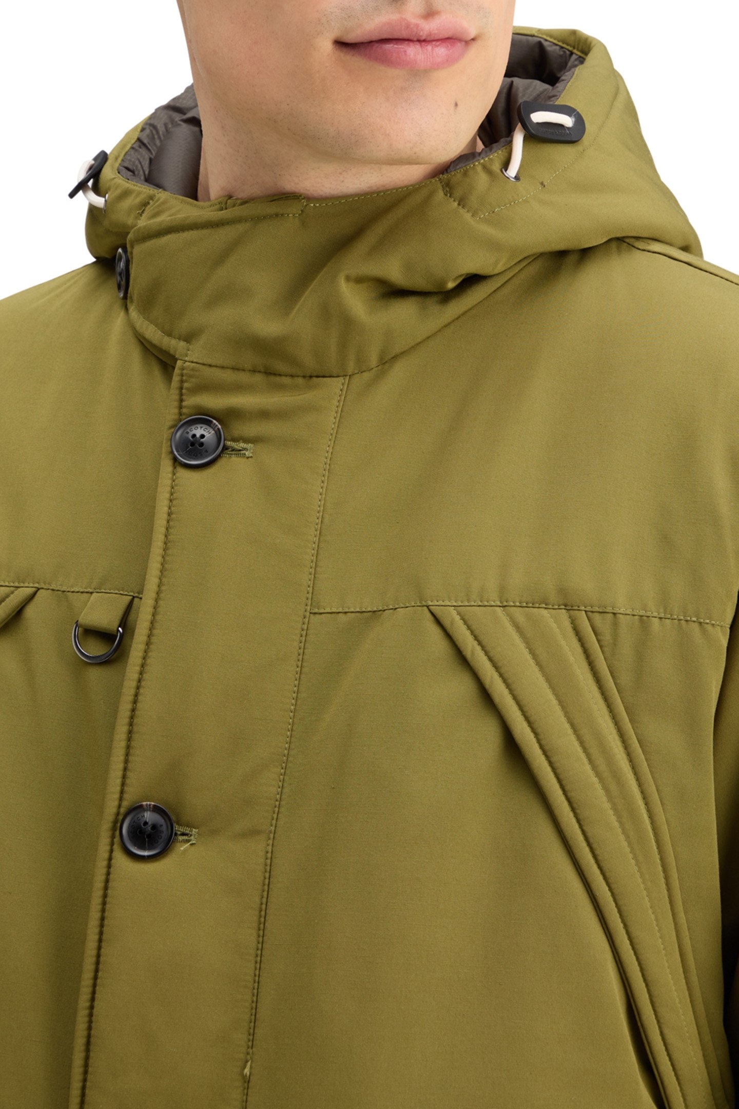HERITAGE WATER REPELLENT PARKA MOSS GREEN 8