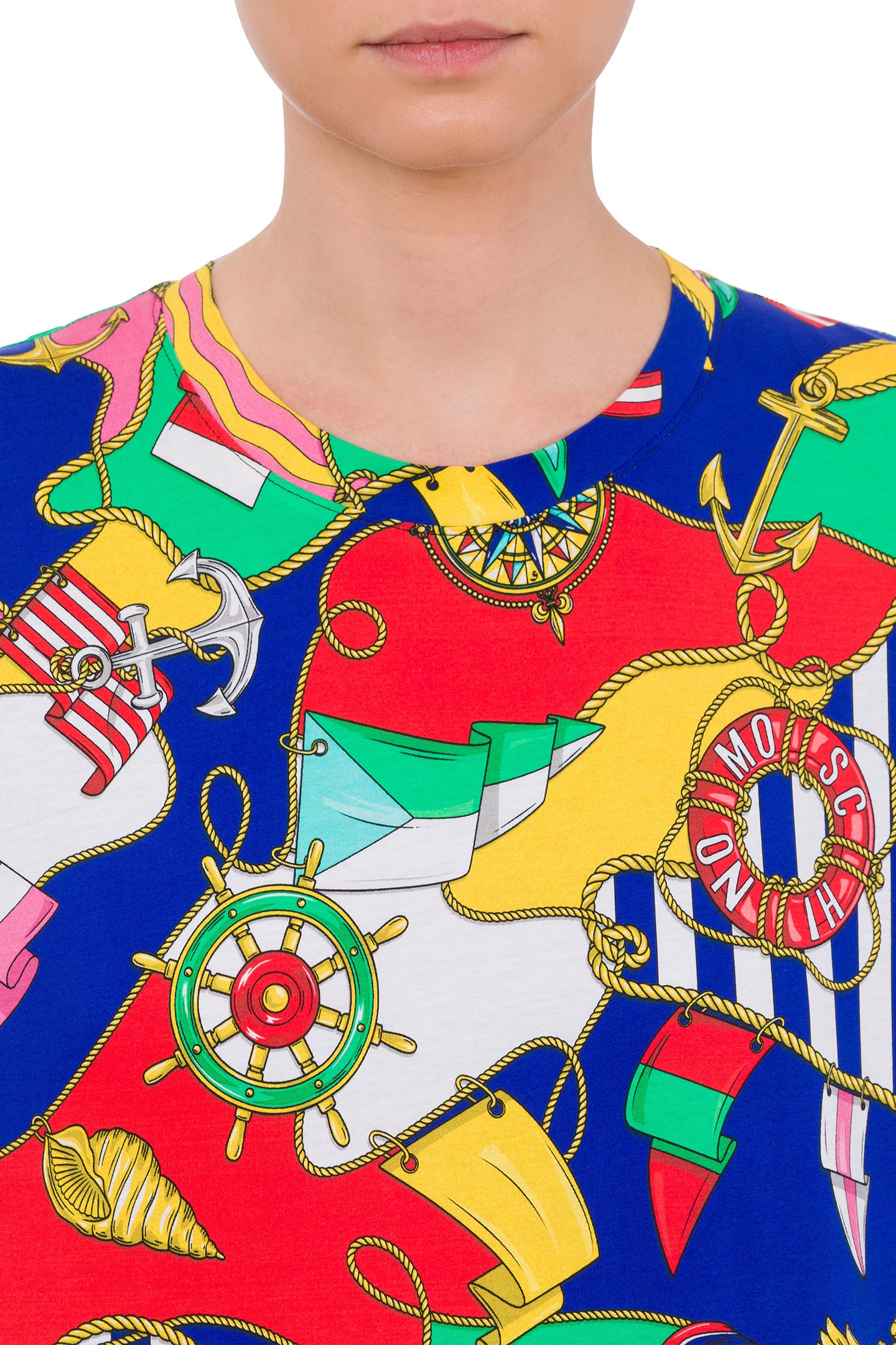 ALLOVER NAUTICAL JERSEY T-SHIRT MULTICOLOR 4