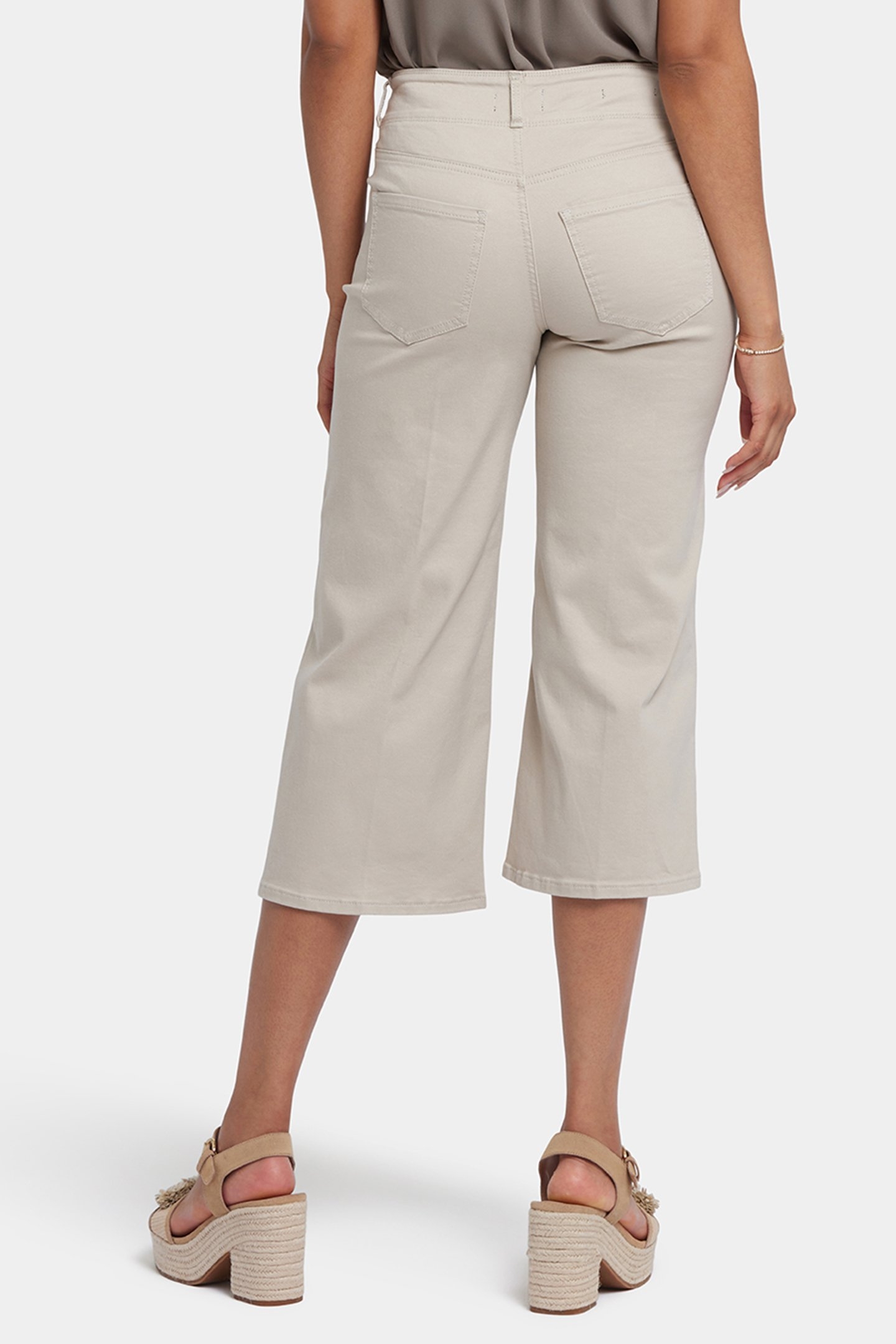 BRIGITTE WIDE LEG CAPRI FEATHER 2