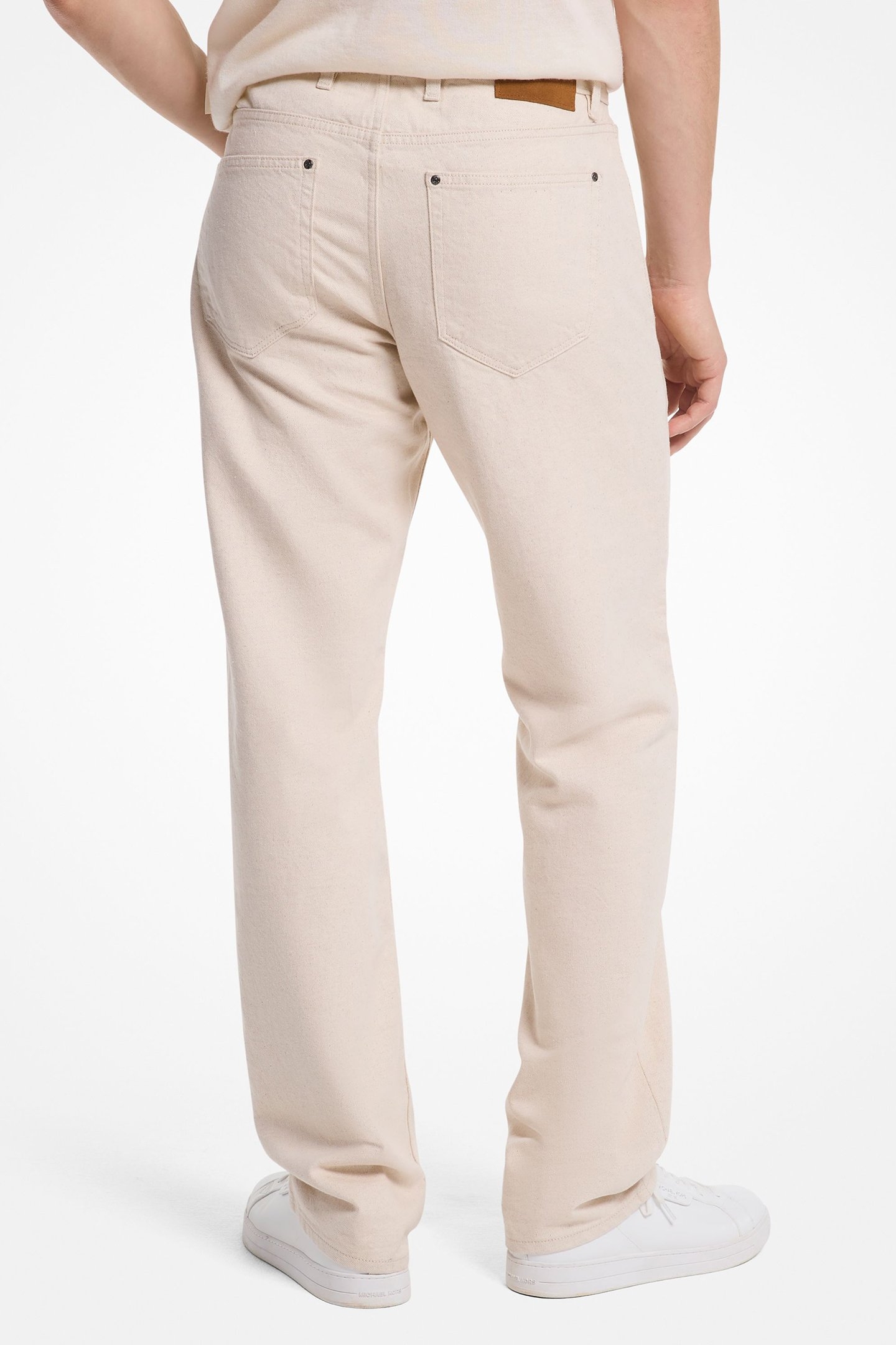 STRAIGHT LEG JEAN IN ECRU WHITE 2