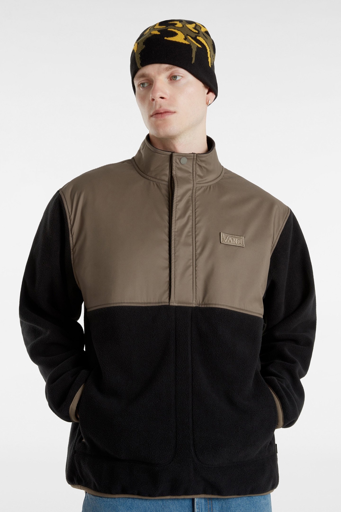 RANFORD POLAR FLEECE LOOSE HZ BLACK/BUNGEE CORD 1