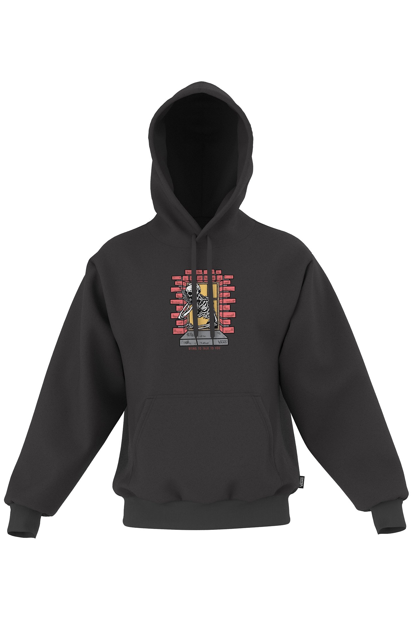 SKULL WINDOW PULLOVER BLACK 1