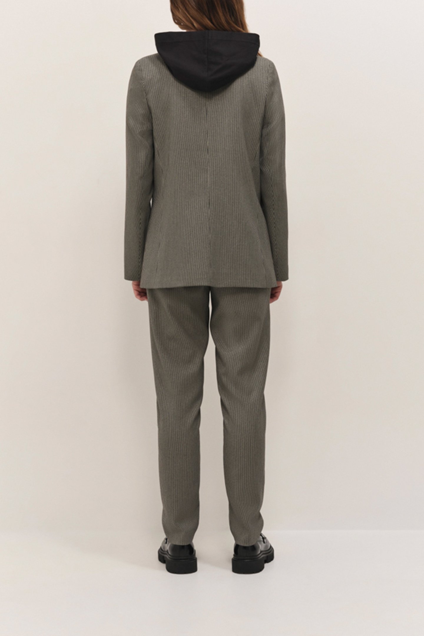 PAVEL - BLACK SUIT TROUSERS WITH HOUNDSTOOTH PATTERN 4