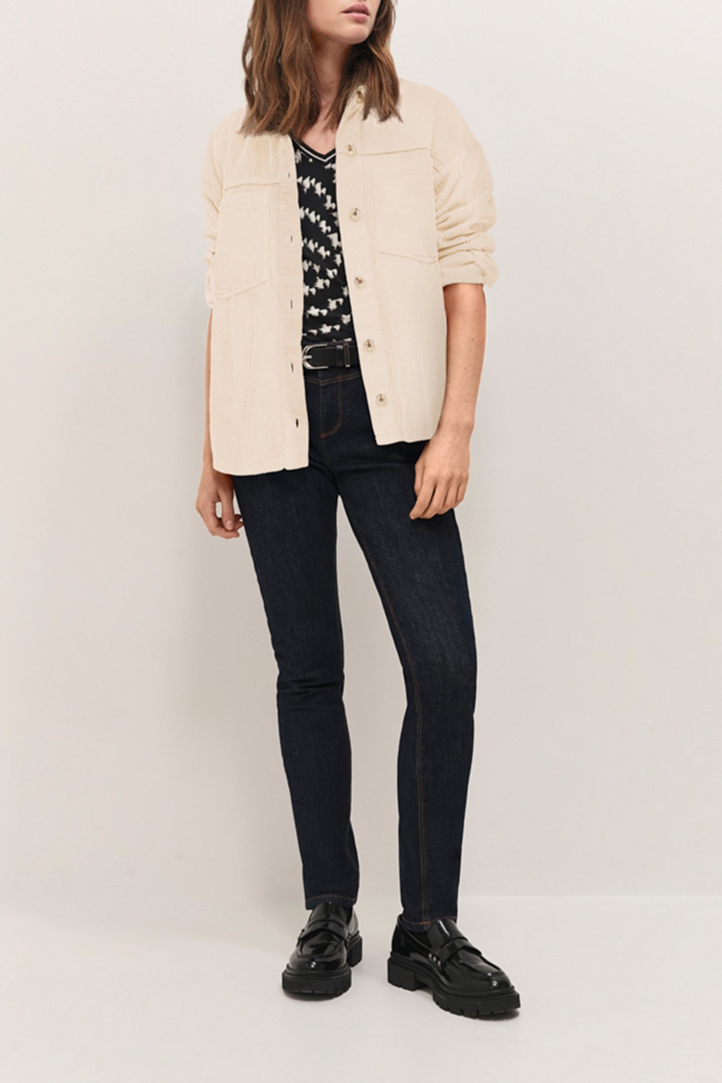 CESAR - IVORY CORDUROY SHIRT 2