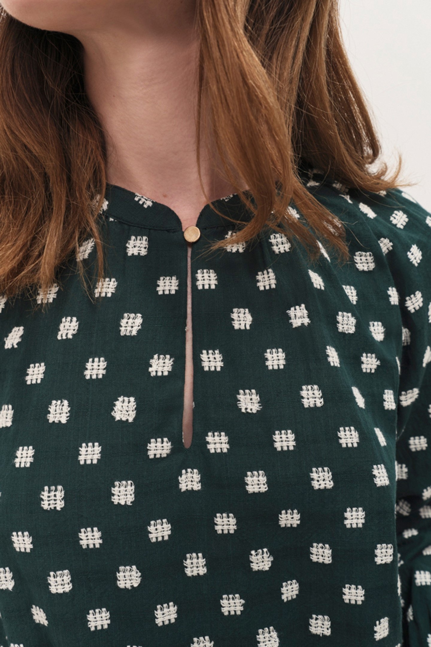 COLOMBE - ALL-OVER EMBROIDERED SYCAMORE BLOUSE 5