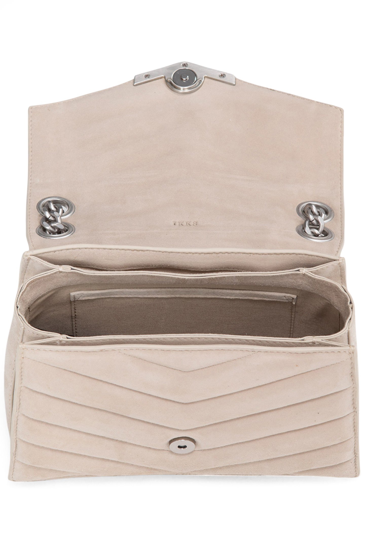 THE 1. BAG SEASONALS – CHALK QUILTED LEATHER M BAG 5