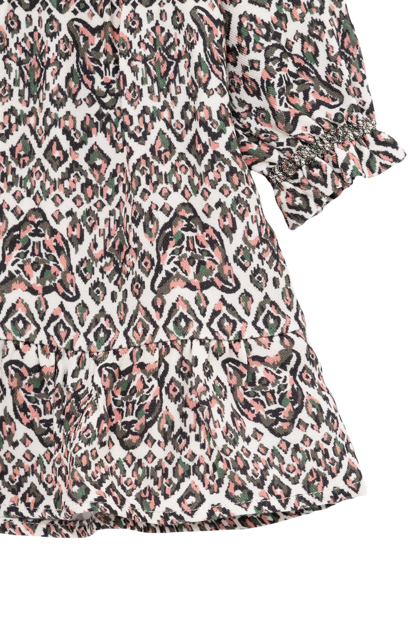 ECRU DRESS LENZING™ ECOVERO™ ETHNIC BABY GIRL 3