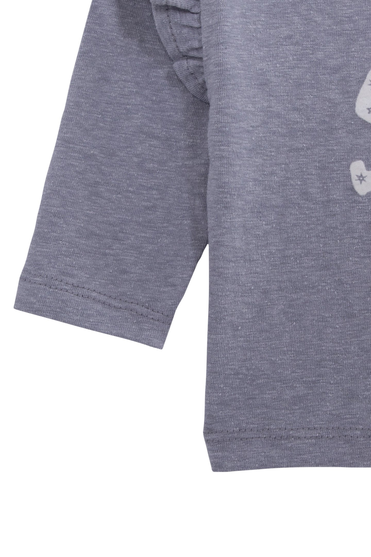 BLUE T-SHIRT FLOCKED WITH BABY GIRL MESSAGE 6