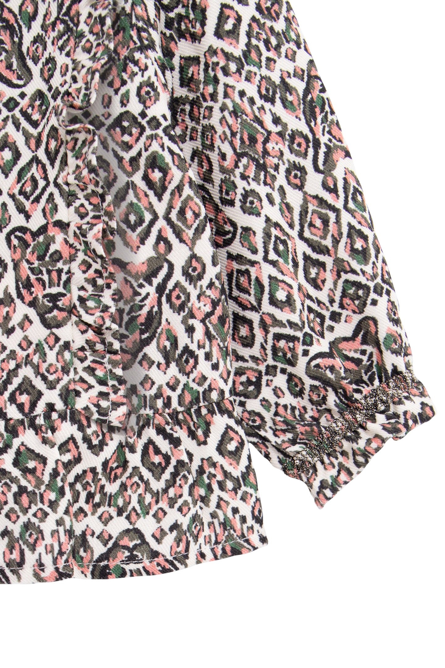 ECRU BLOUSE LENZING™ ECOVERO™ ETHNIC BABY GIRL 3