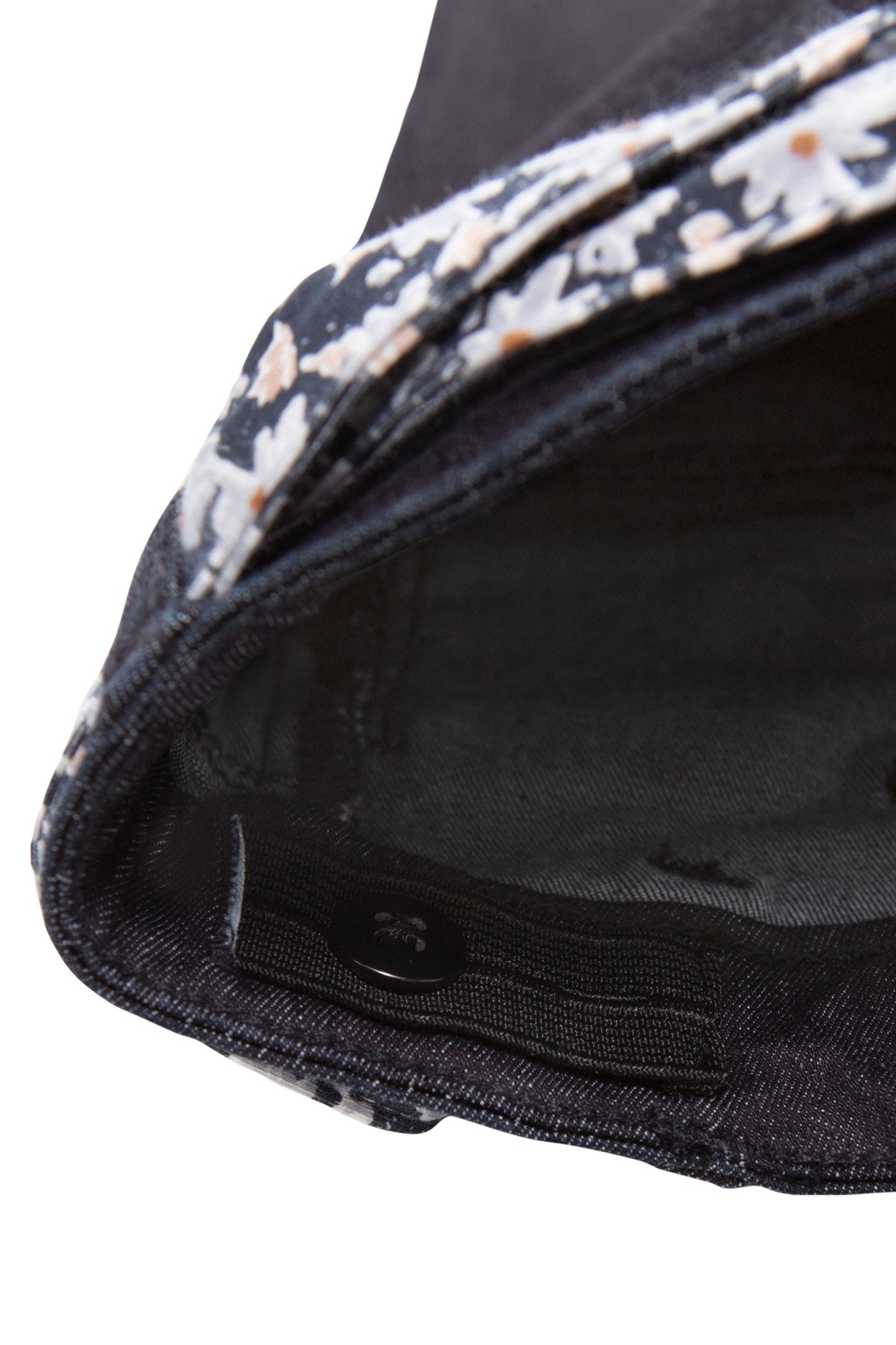 JEAN FLARE RAW BELT-SCARF FLOWERS BABY GIRL 3