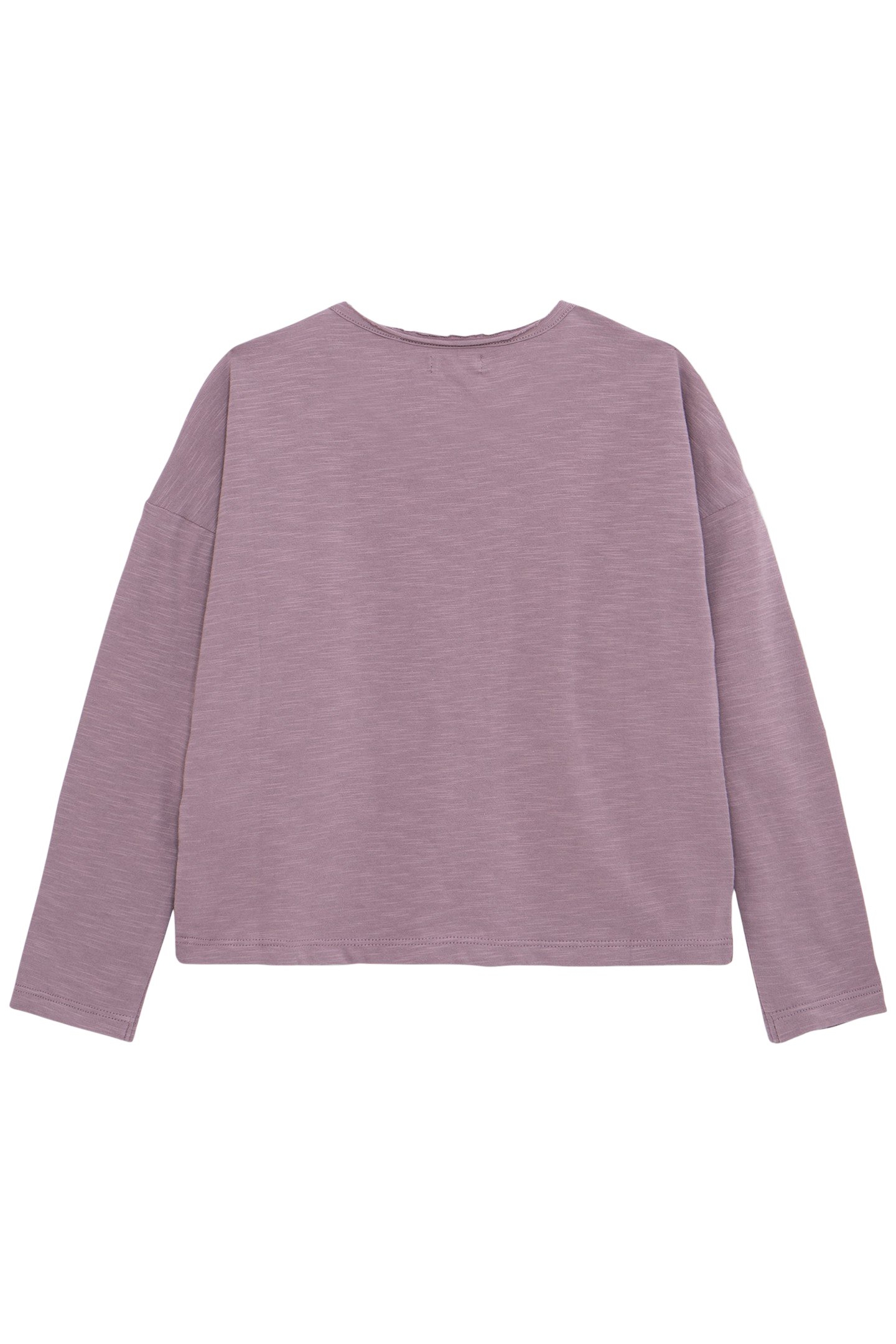 GIRL'S LILAC ORGANIC COTTON VISUAL MOON T-SHIRT 2