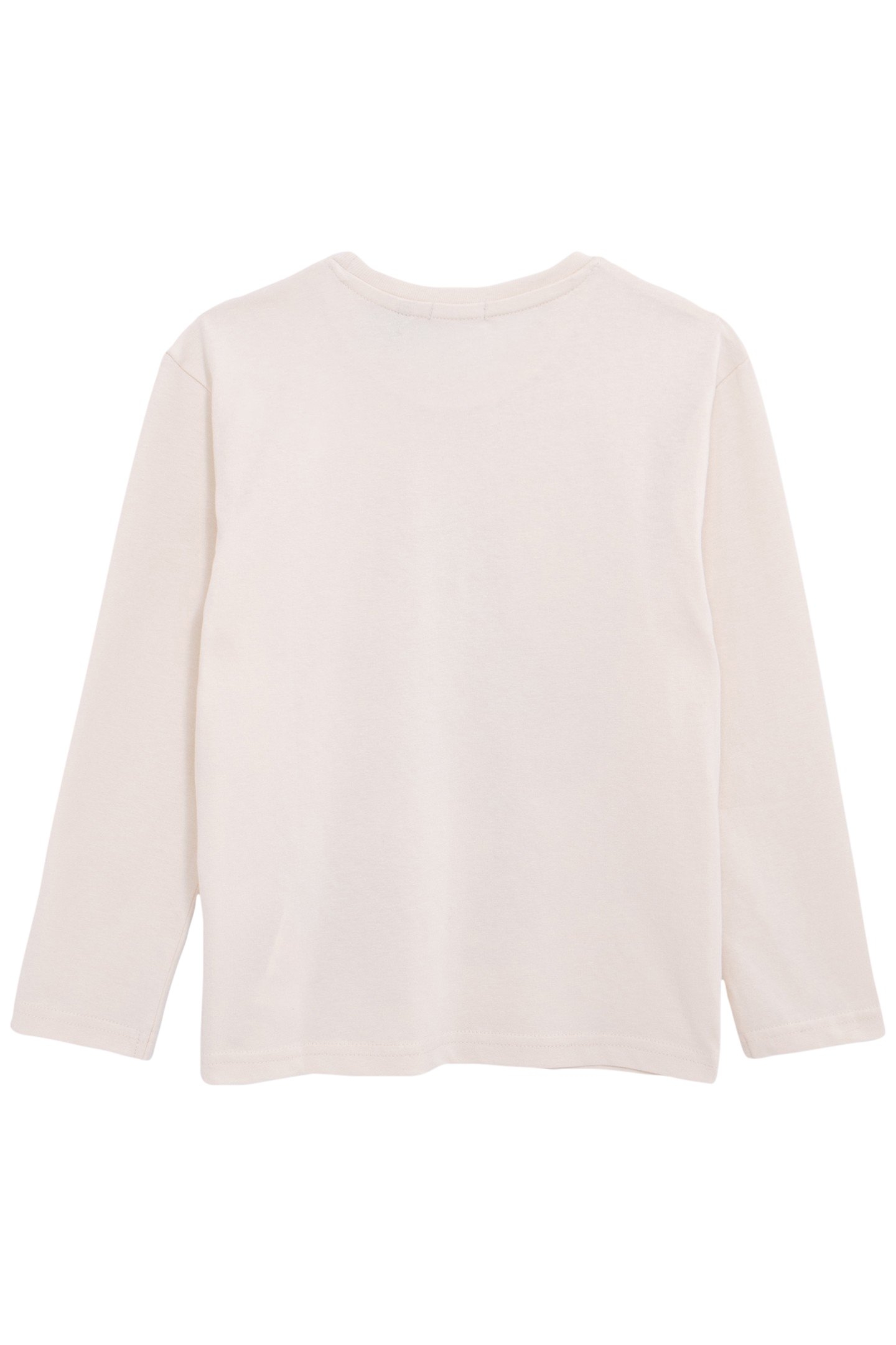 ECRU ORGANIC COTTON T-SHIRT BOY RAT-ROCKER DESIGN 2