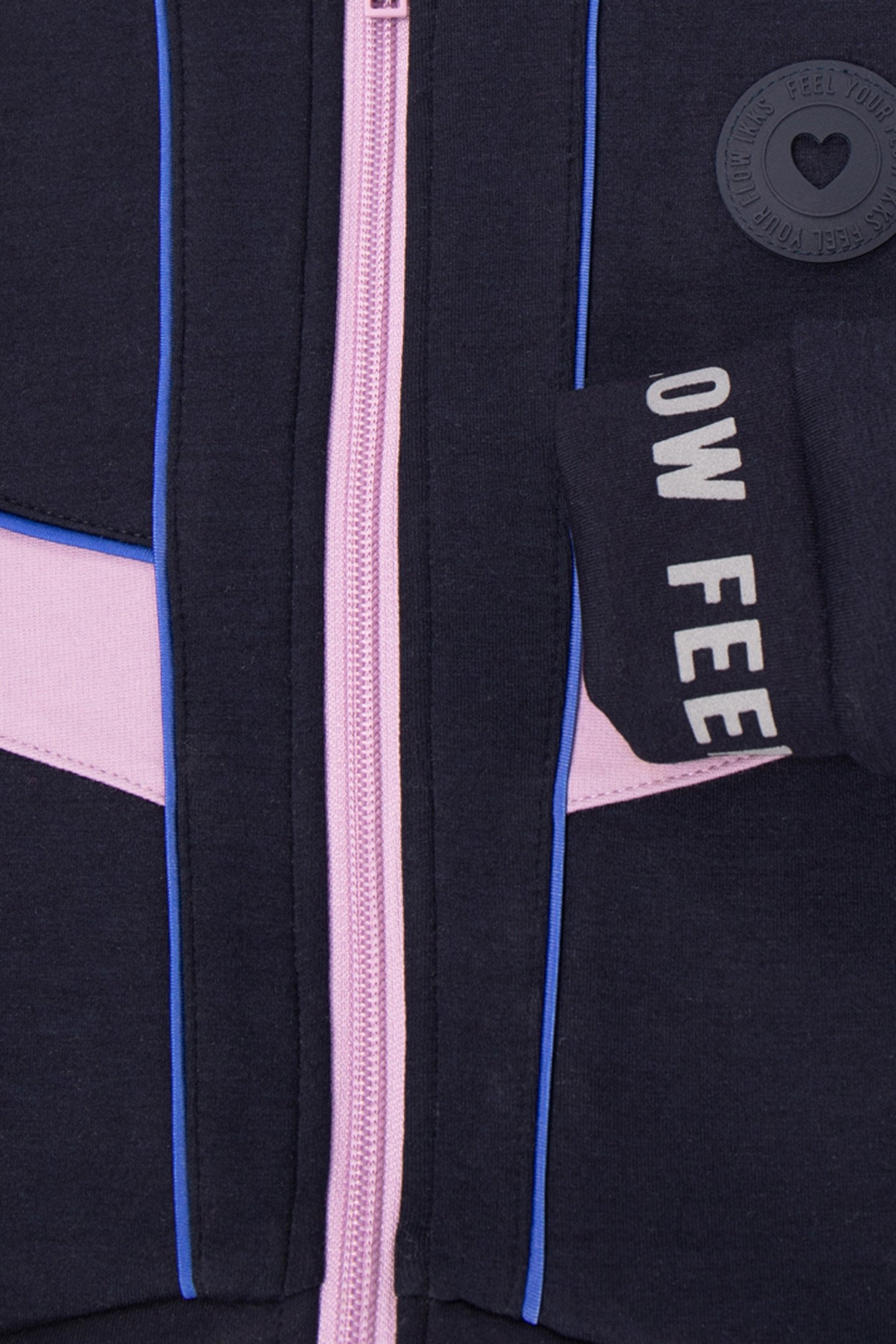 SPORTY NAVY ZIPPED CARDIGAN FOR GIRLS 6