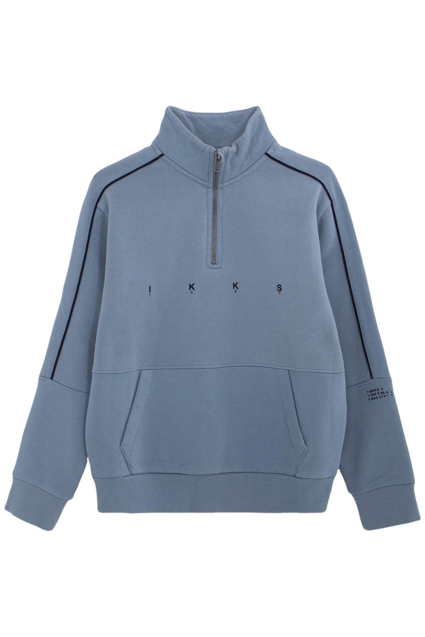 BOY'S BLUE TRUCKER-NECK SWEATSHIRT 1