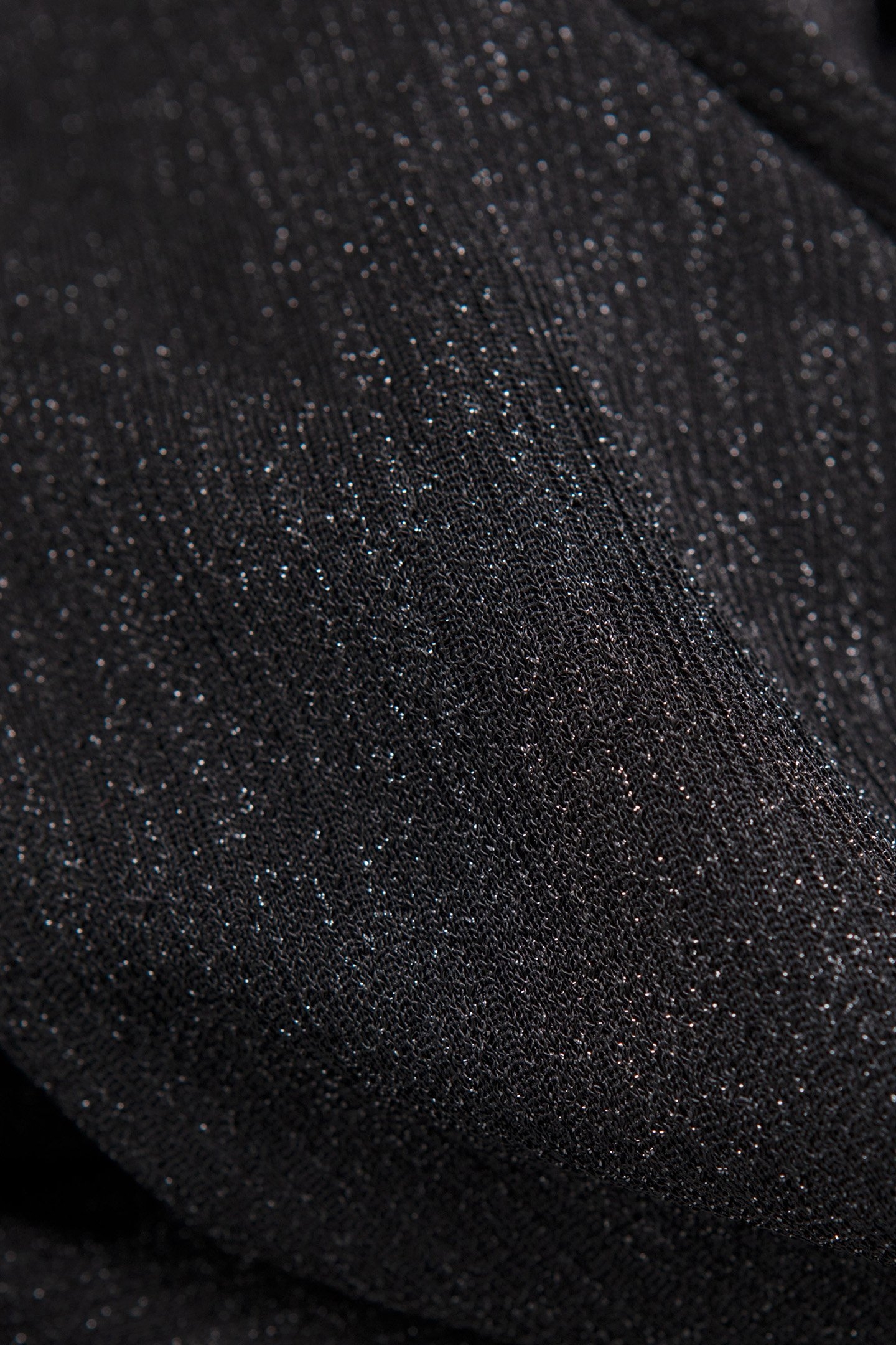 BLACK GLITTERY KNIT SHIRT 7