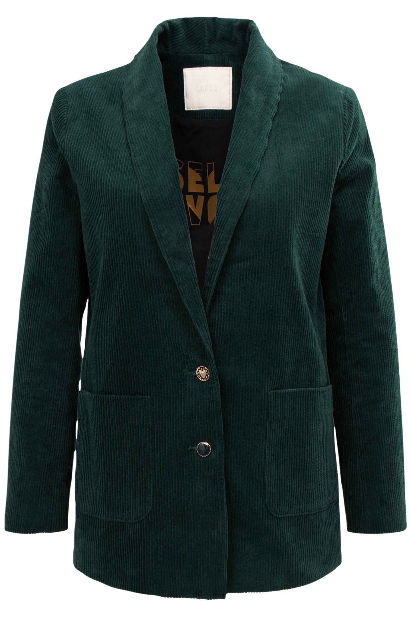 NIGHT GREEN CORDUROY SUIT JACKET 4