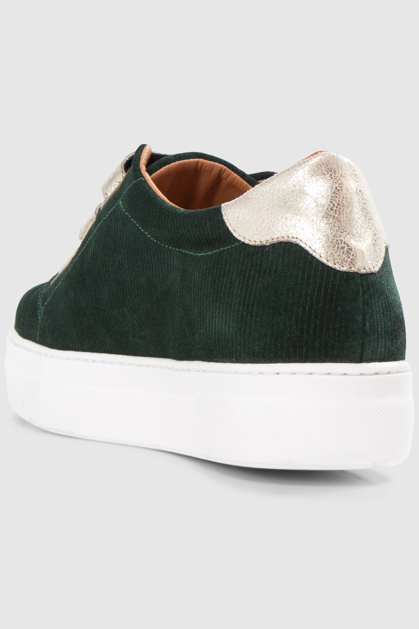 SNEAKERS IMPERIAL GREEN WITH SILVER VELCRO 3