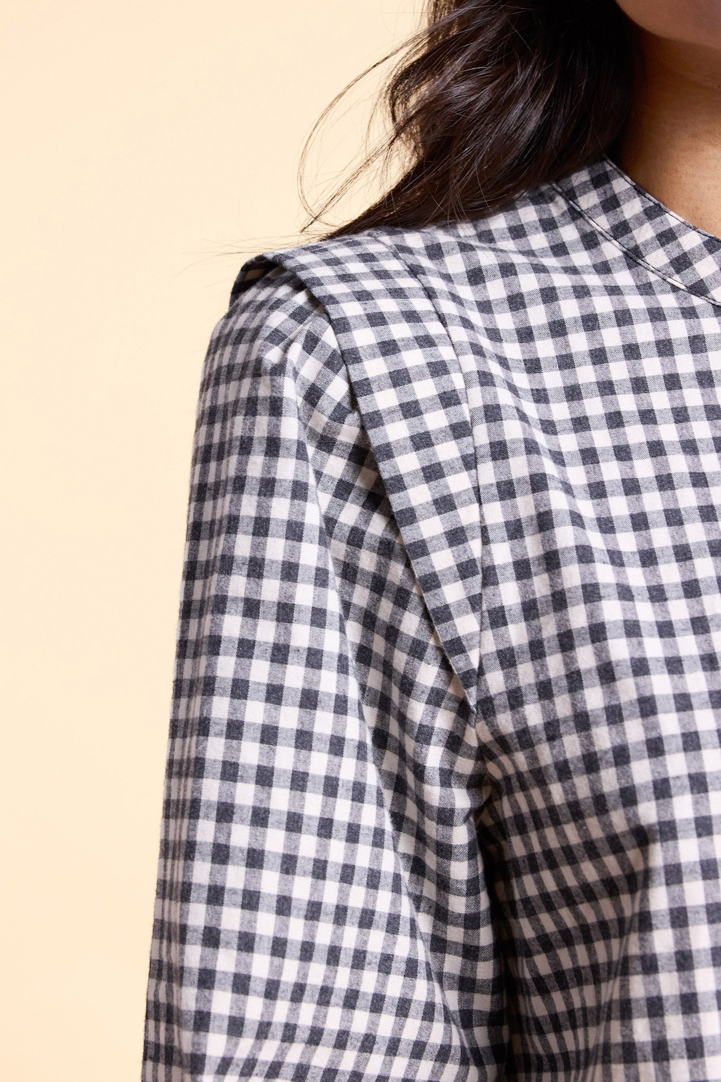 BLACK GINGHAM BLOUSE 6