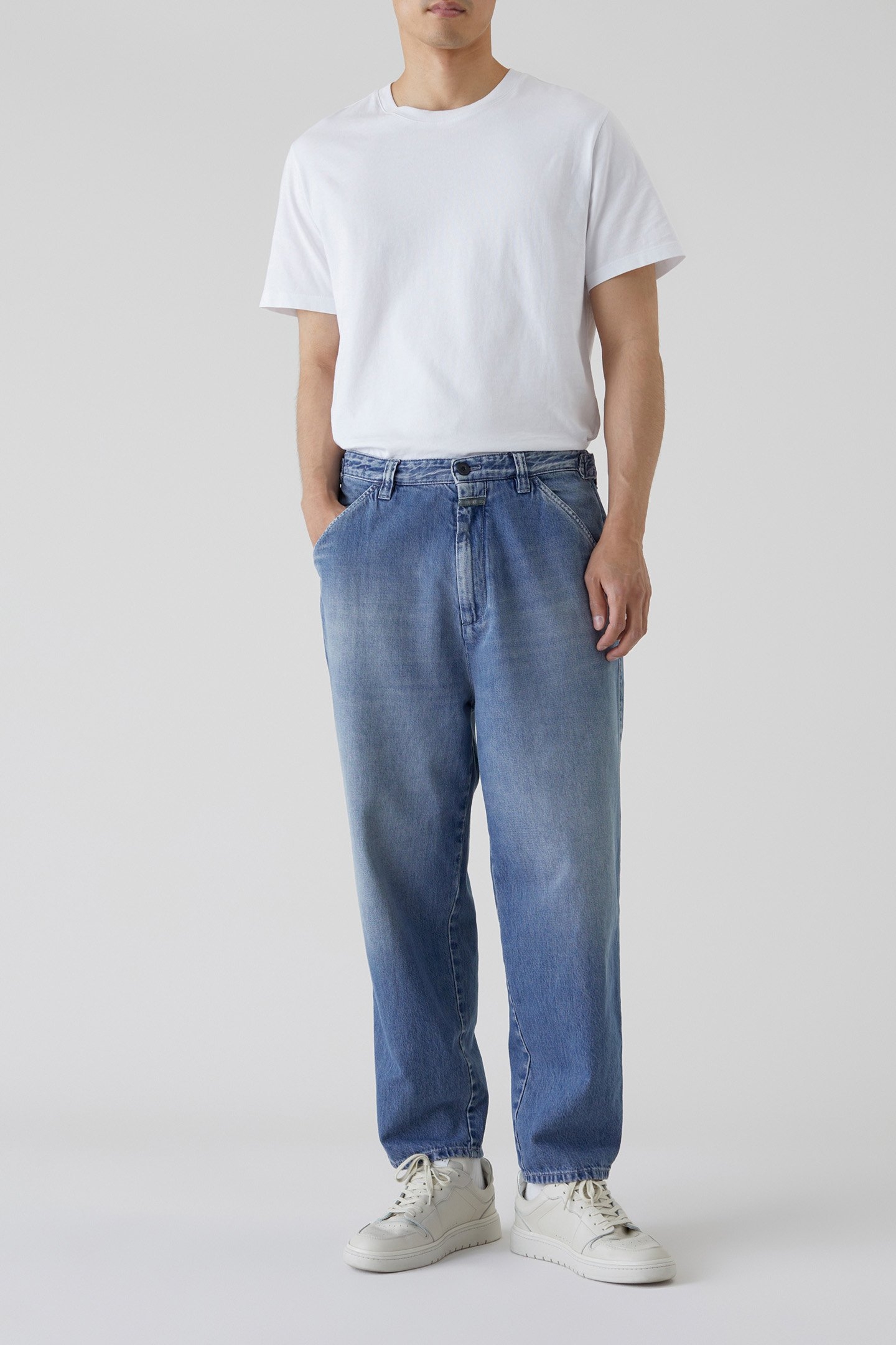 DOVER TAPERED JEANS MID BLUE 3