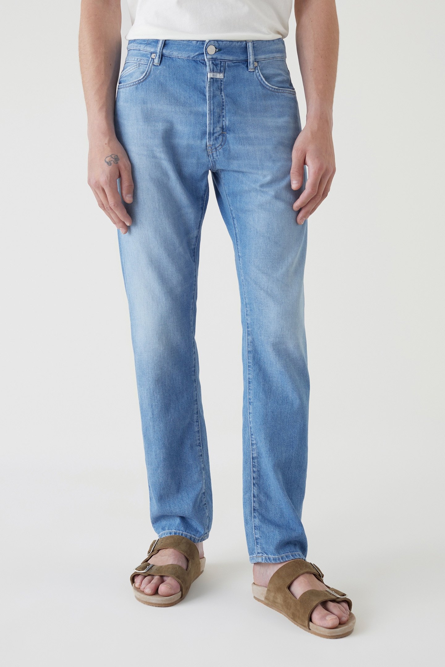 OAKLAND STRAIGHT JEANS MID BLUE 1