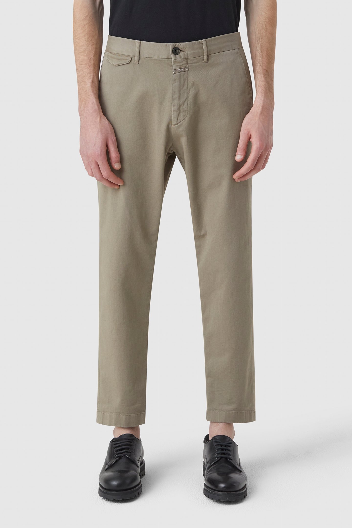 ATELIER TAPERED PANTS GREY VENEER 1