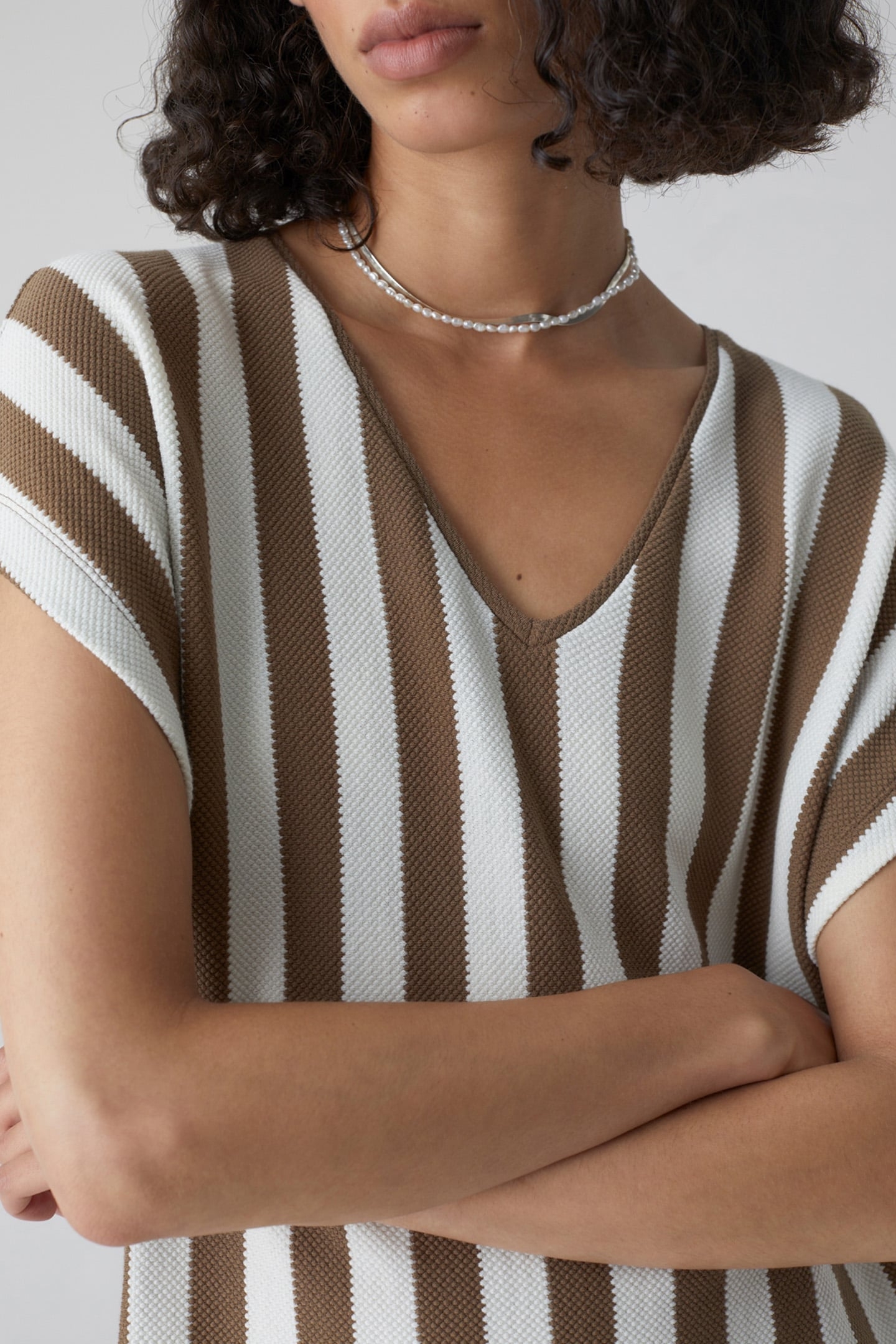 V NECK T-SHIRT DRESS DRESSES NUTMEG 4