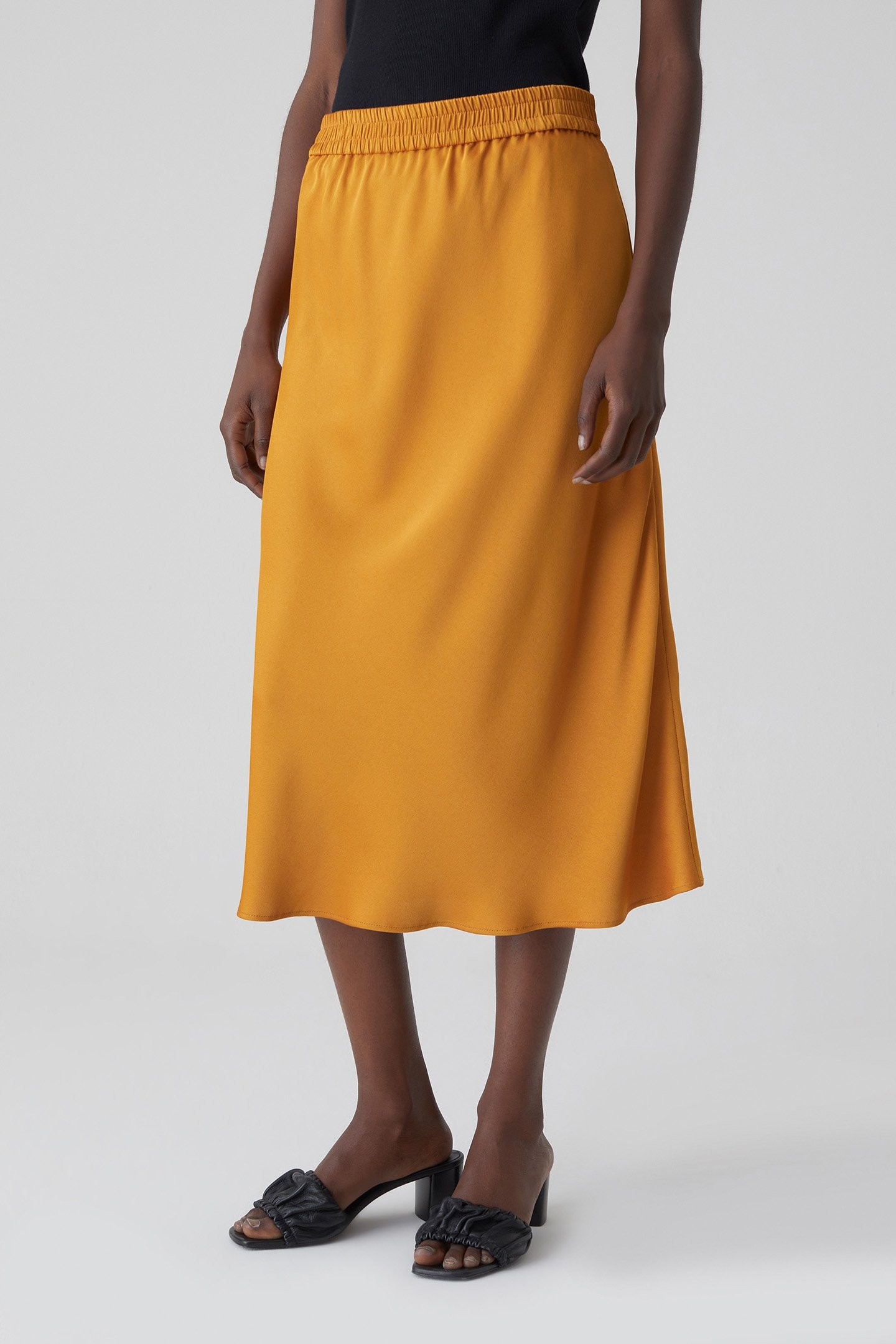 BIAS SKIRT SKIRTS GOLDEN CINNAMON 1