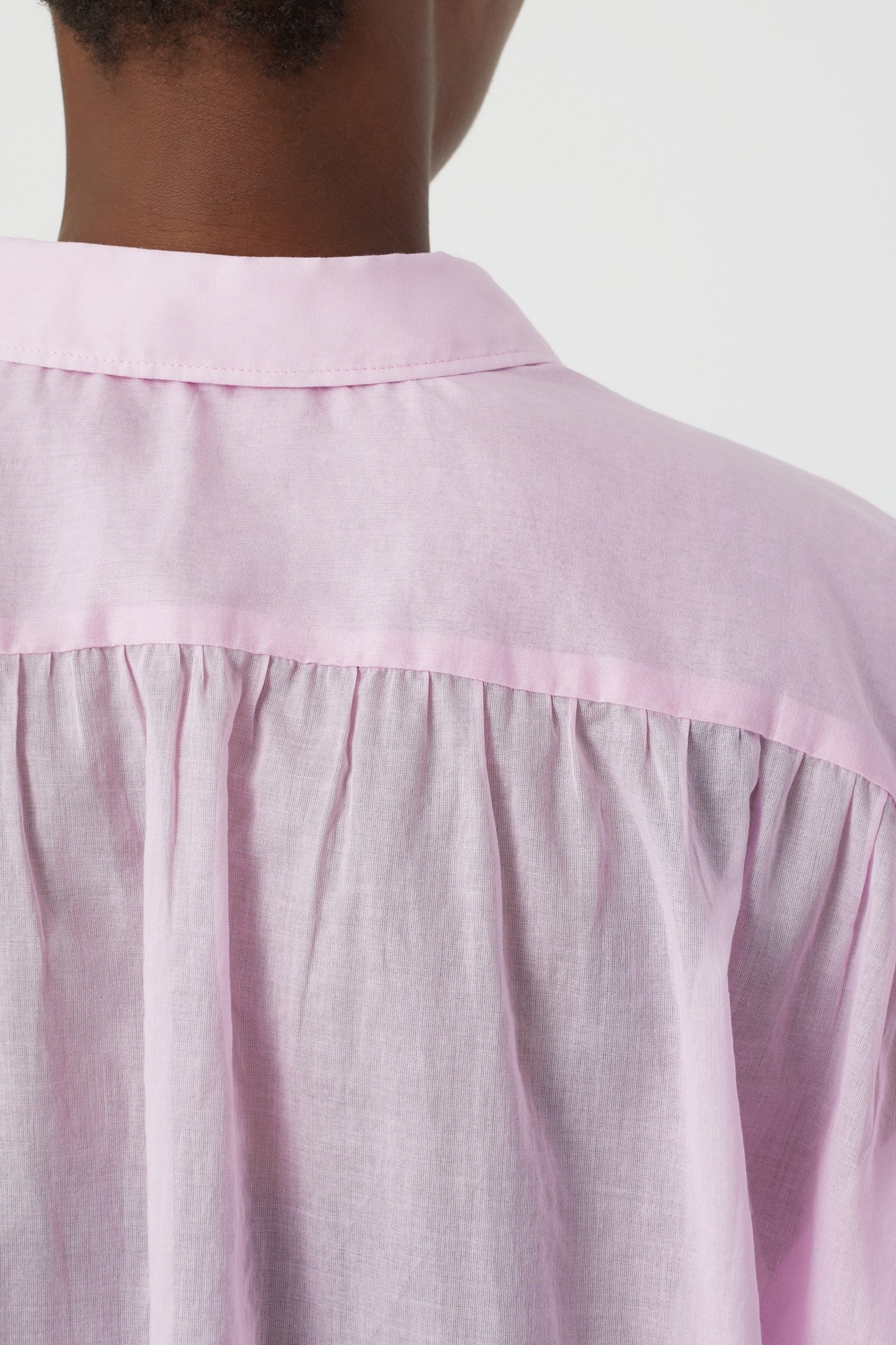 GATHERED SHIRT SHIRTS & BLOUSES DAHLIA PINK 6