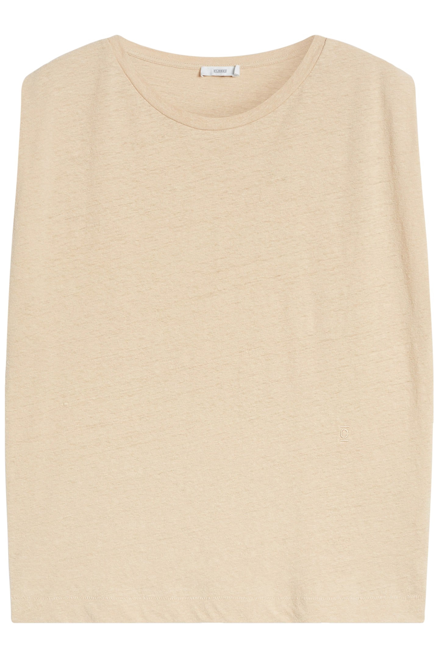 SLEEVELESS T-SHIRT T-SHIRTS DESERT BEIGE 1