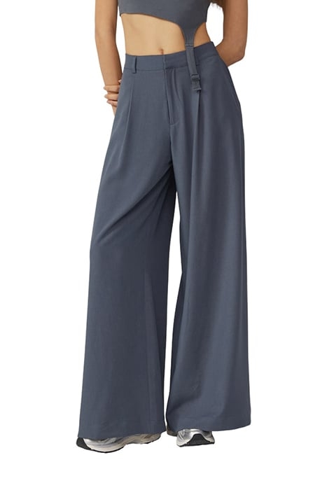 S.OLIVER-QS PANTS GREY/BLACK 1