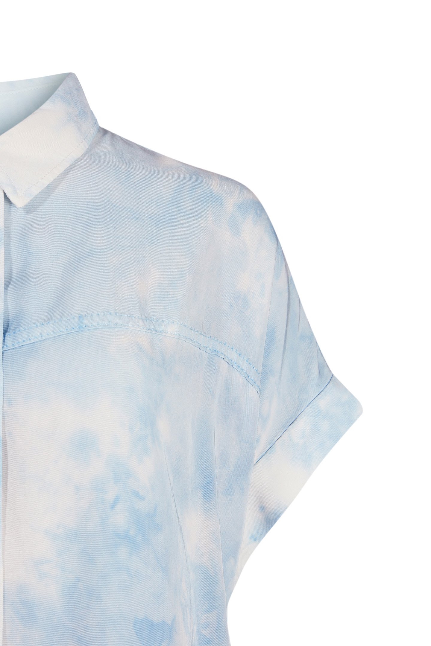 ALIZA TIE DYE SHIRT SKY BLUE 3