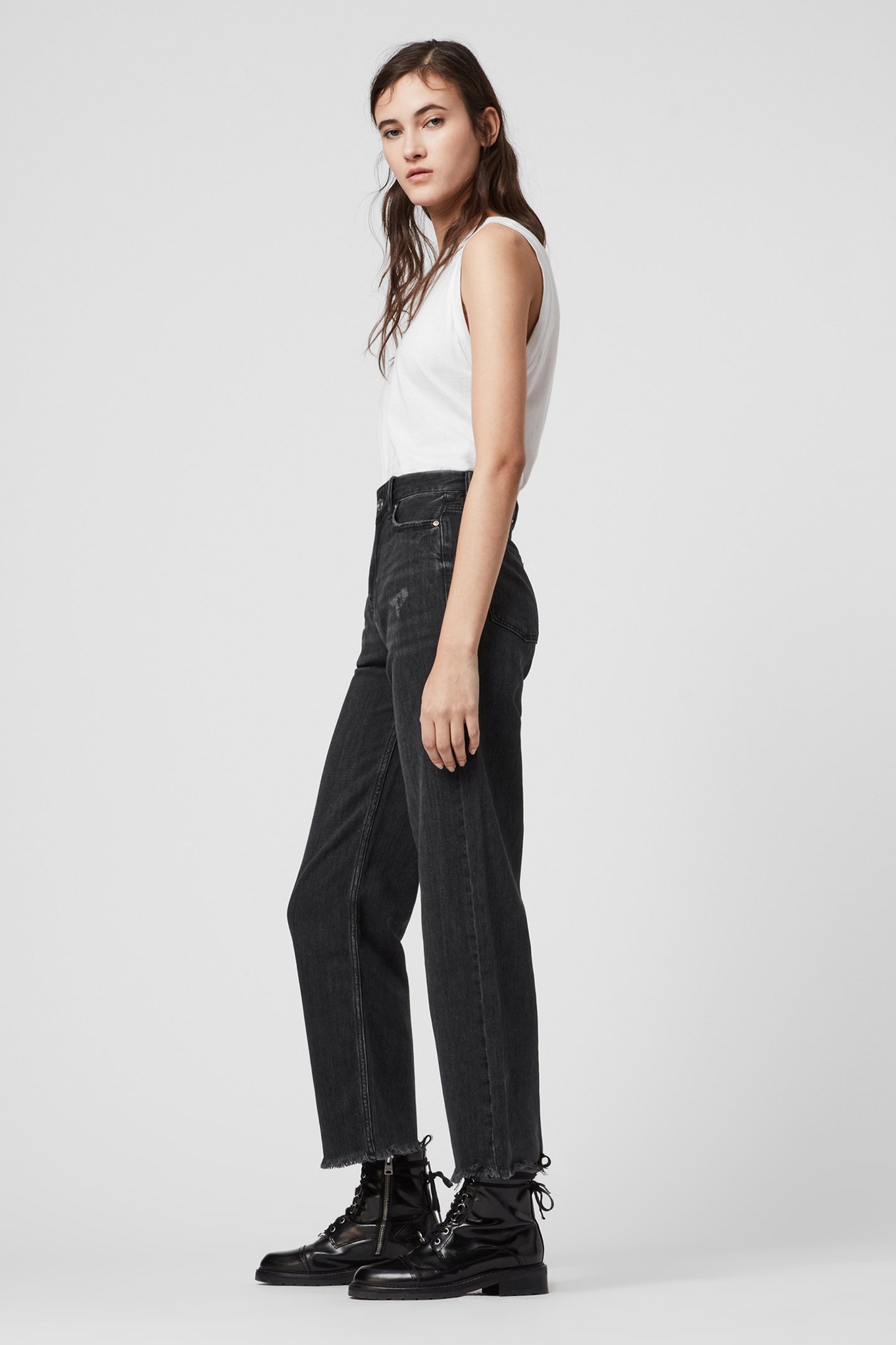 ASH BOYFRIEND JEAN WASHED BLACK 5