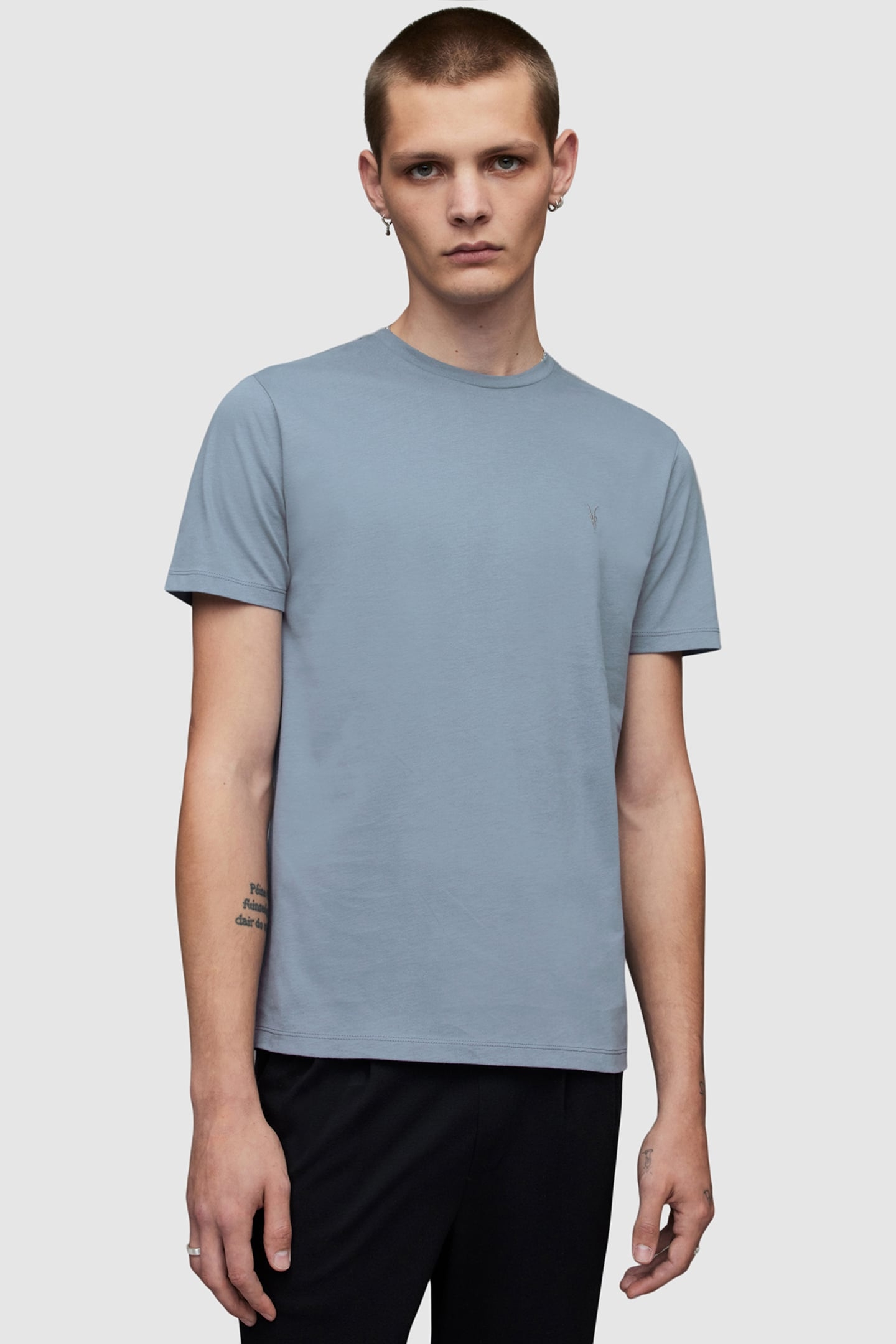 BRACE SS CREW DULL BLUE 1