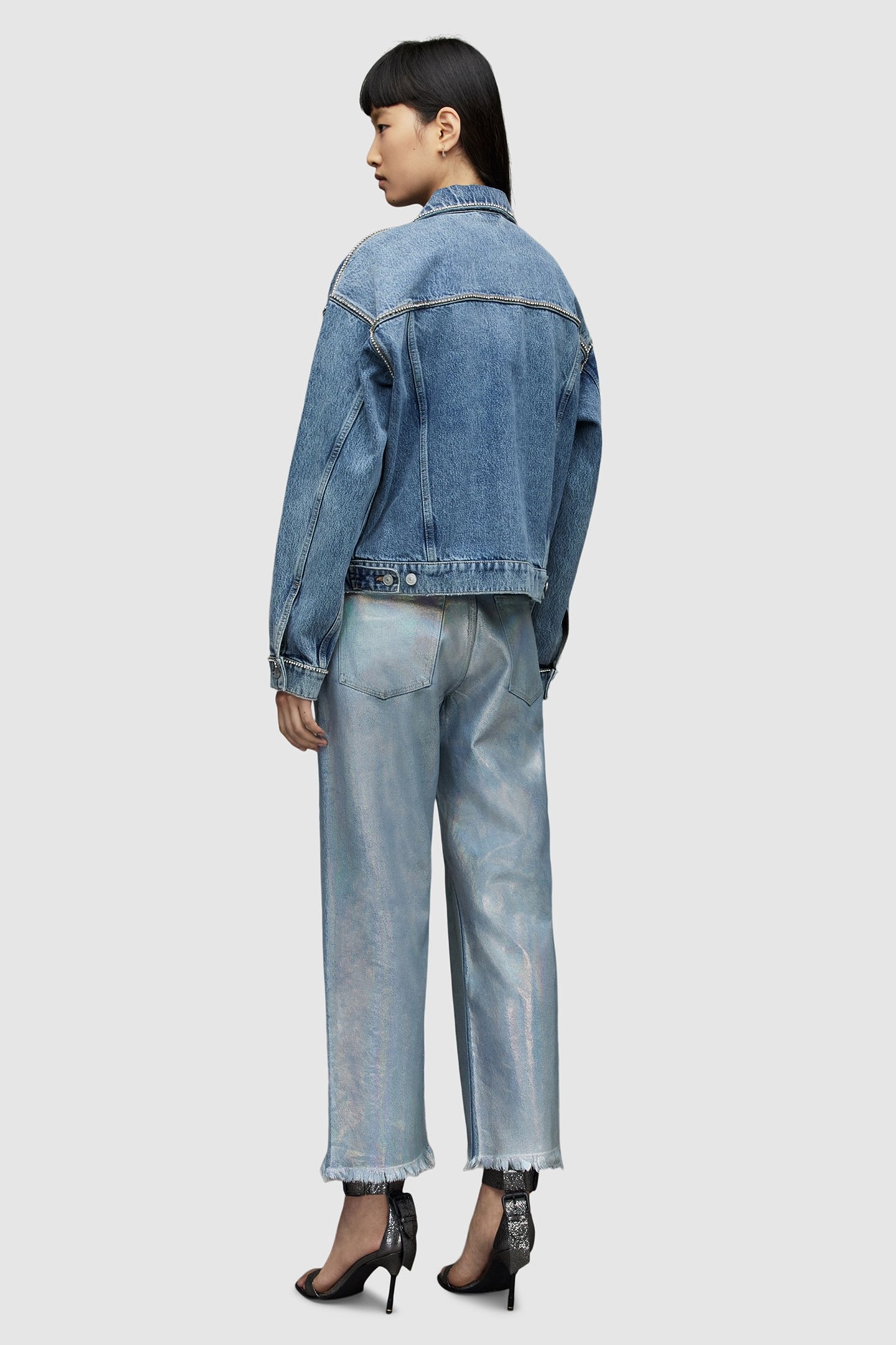 APRIL METALLIC JEAN INDIGO BLUE 3