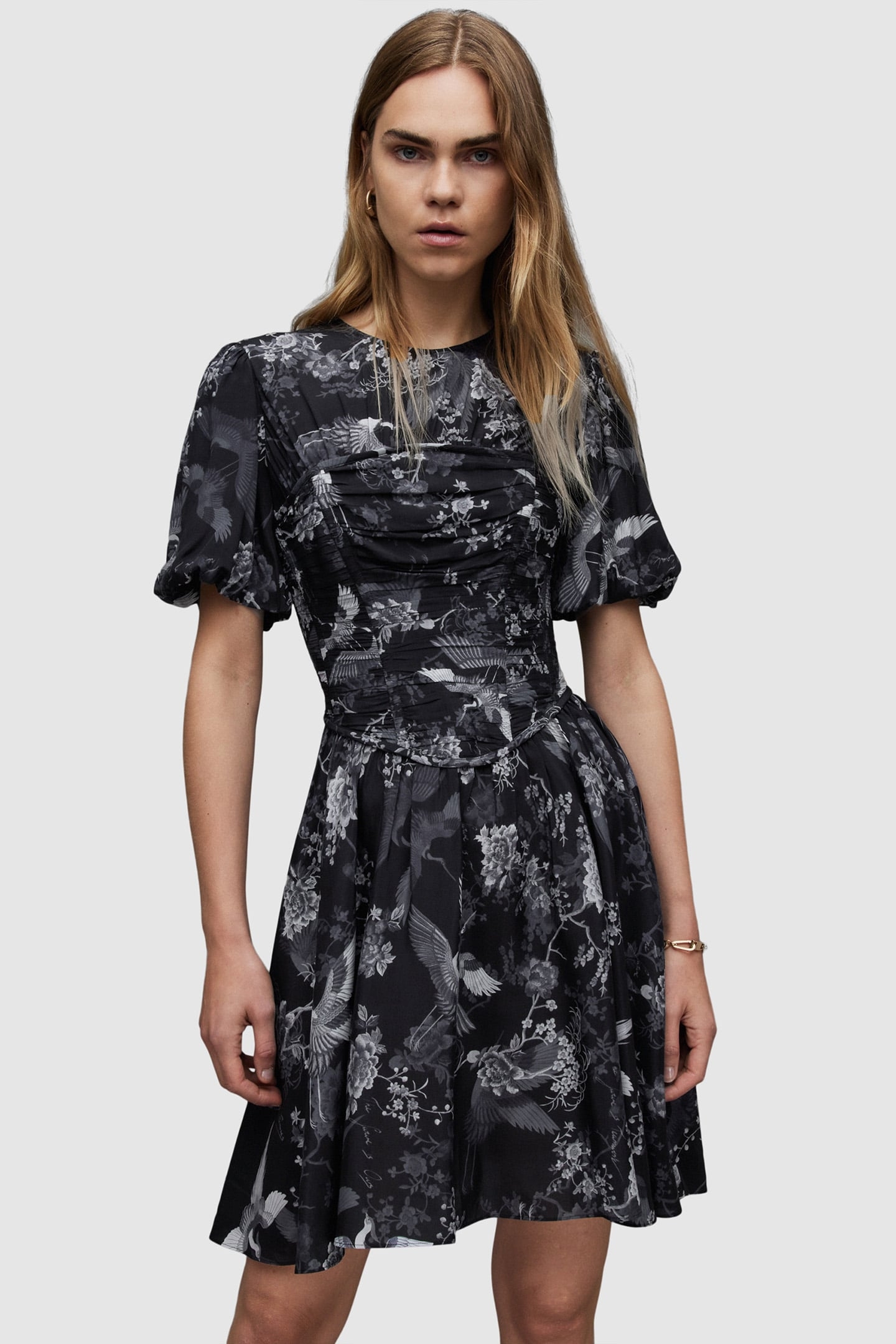 ALI PEGGY DRESS BLACK 1