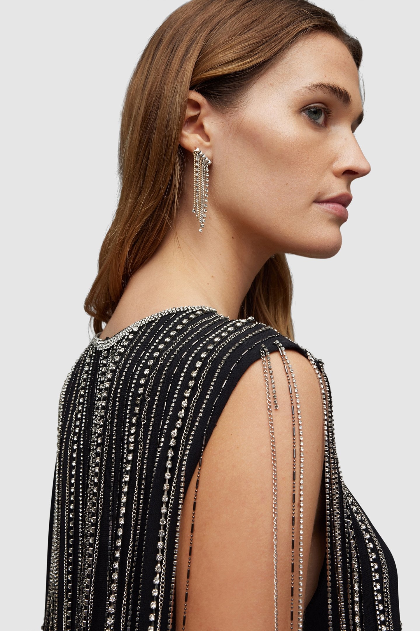 ILIA DIAMANTE DRESS BLACK 6