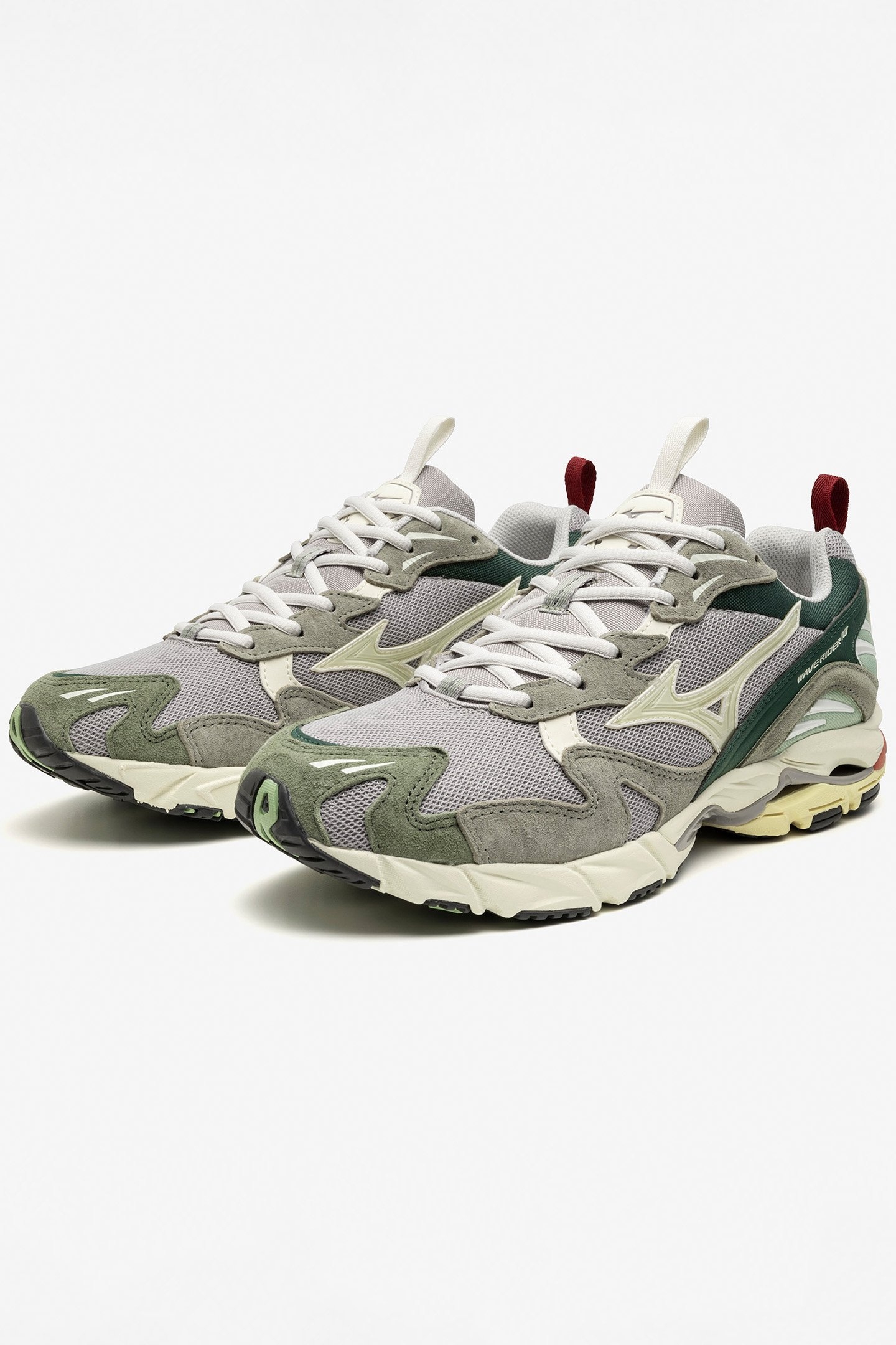 UNISEX SHOE S.L.WAVE RIDER 10 OPAL GRAY/PRISTINE/BISTRO GREE 1