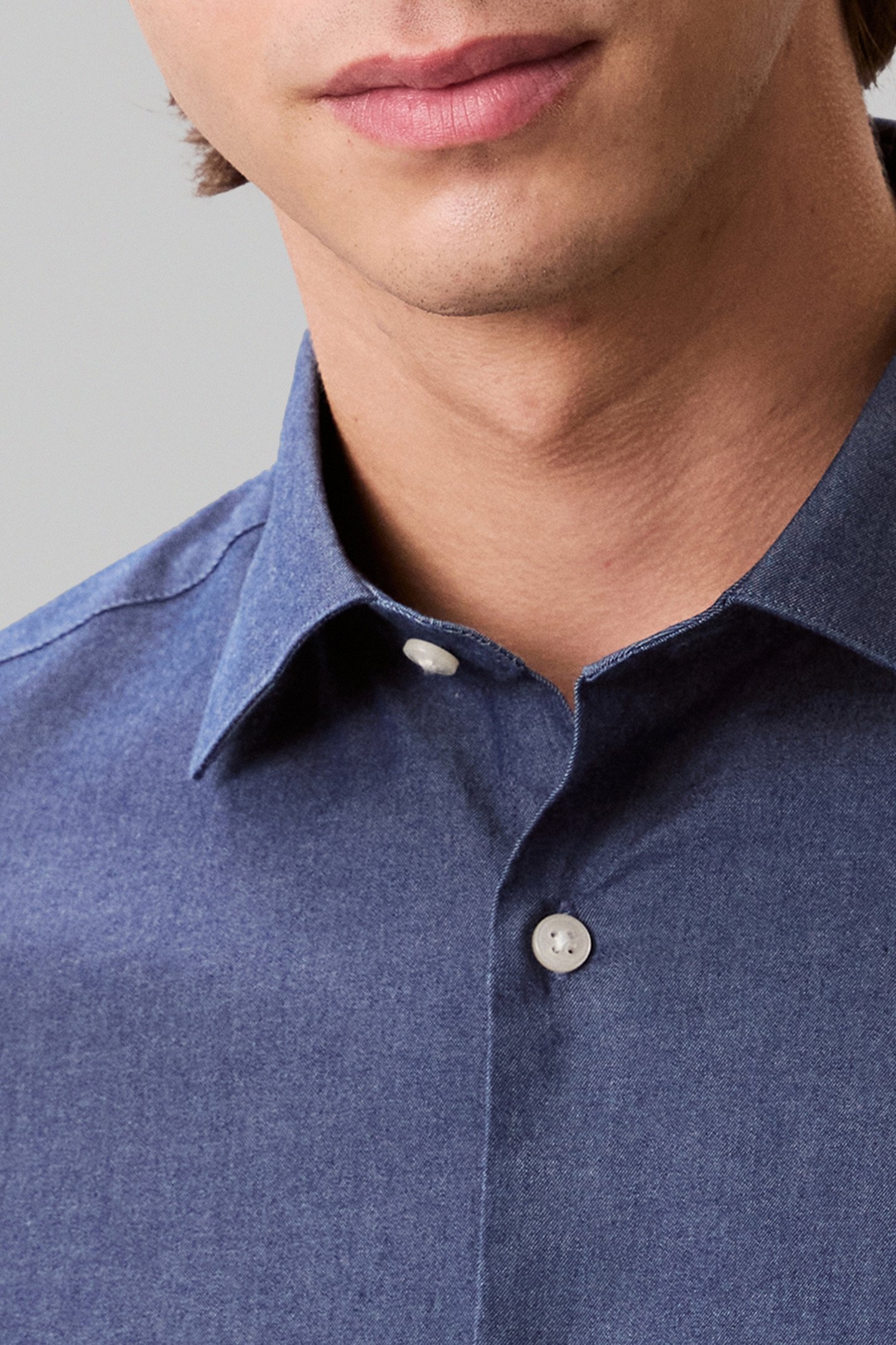 REG DNM WASHED SLD SHIRT DENIM BLUE 4