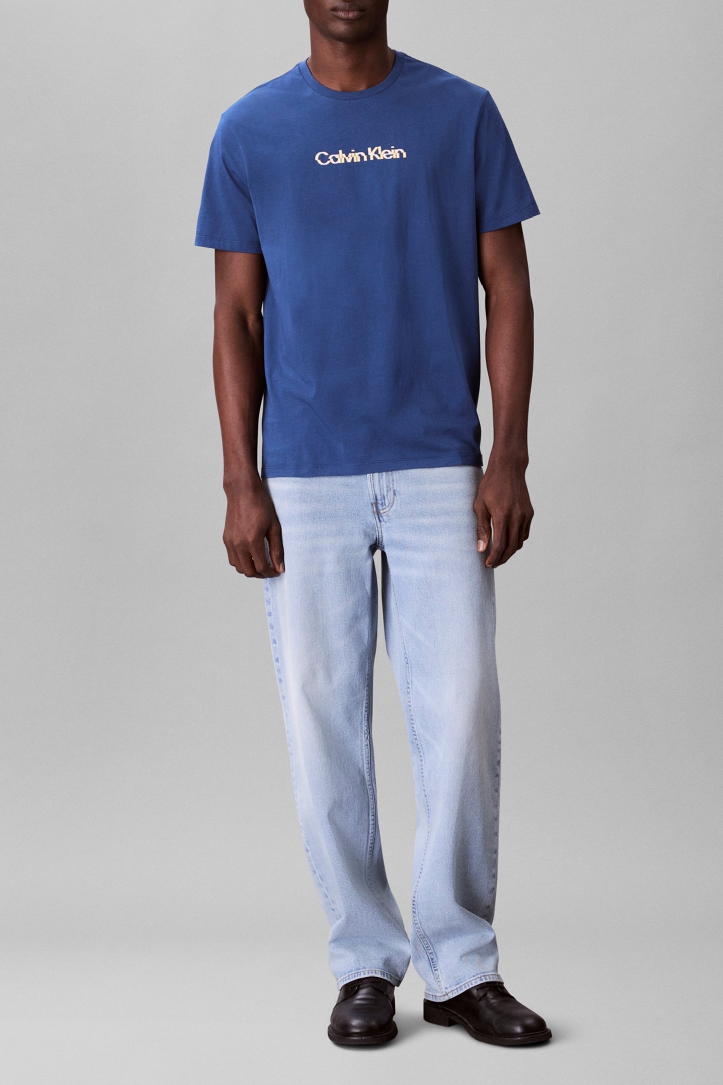 SS GLITCHED LOGO EU BLUE JEAN 2