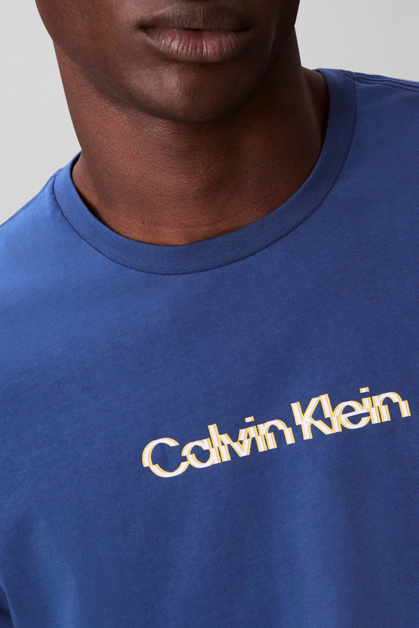 SS GLITCHED LOGO EU BLUE JEAN 5