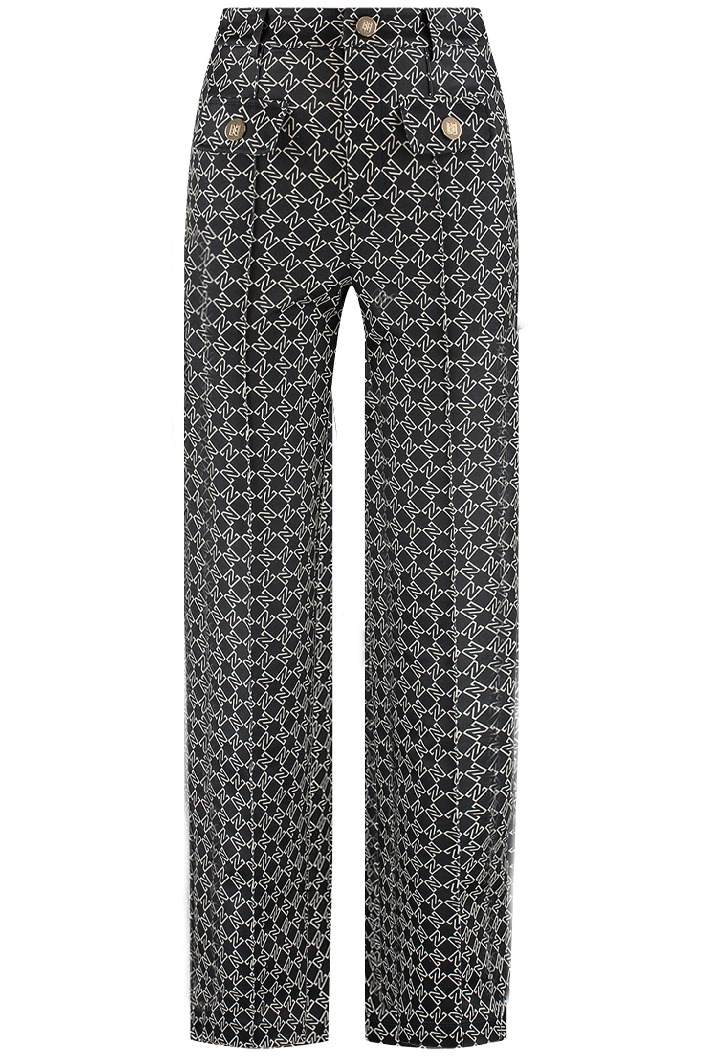 MONOGRAM LOGO PANTS BLACK 1
