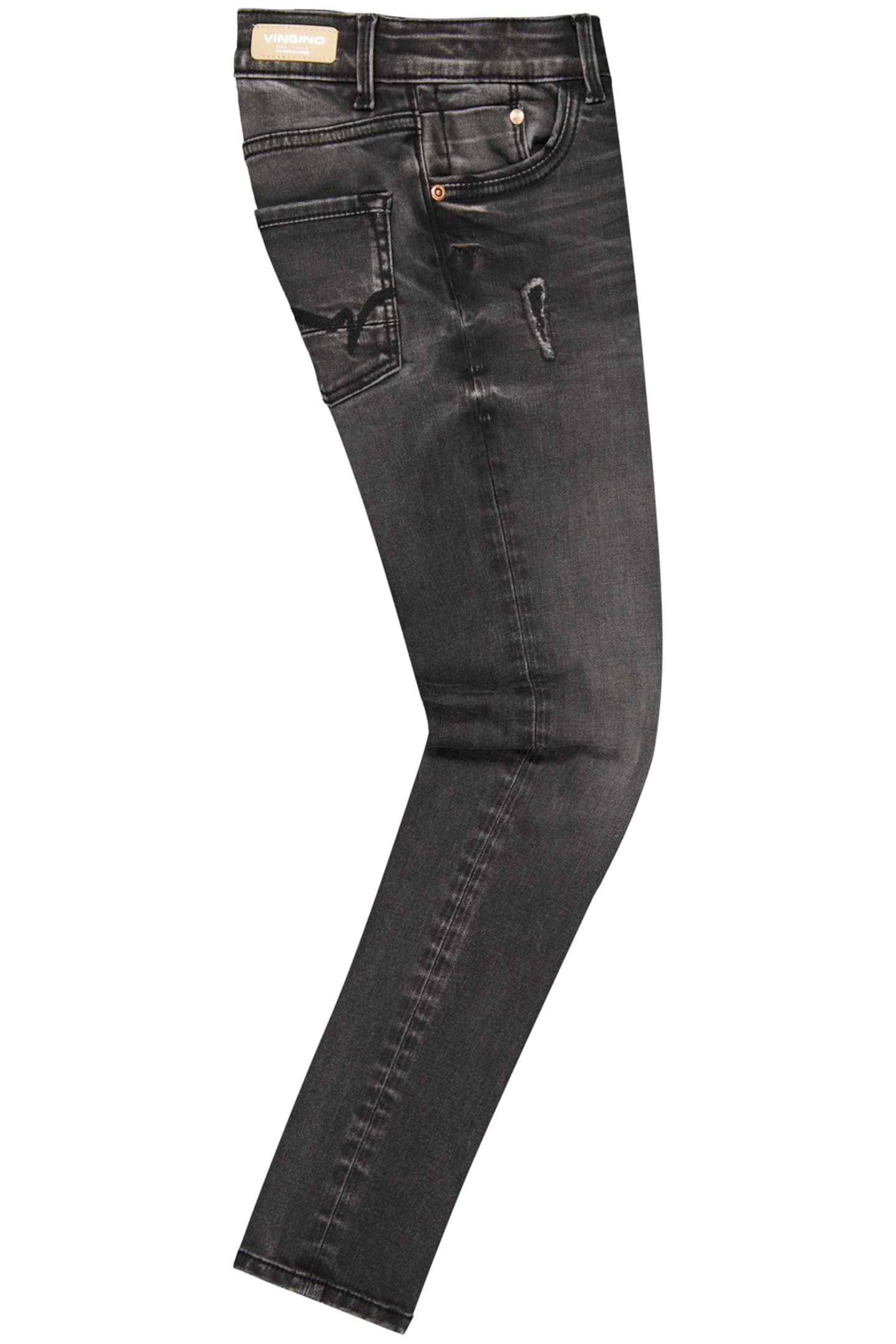 GIRL'S BIANCA JEANS DARK GREY VINTAGE 3