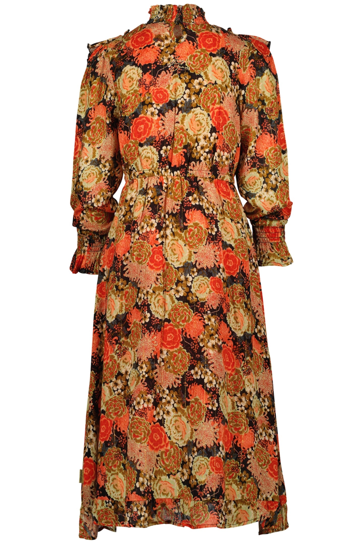 GIRL'S PELLY MIDI DRESS EARTH CORAL 2