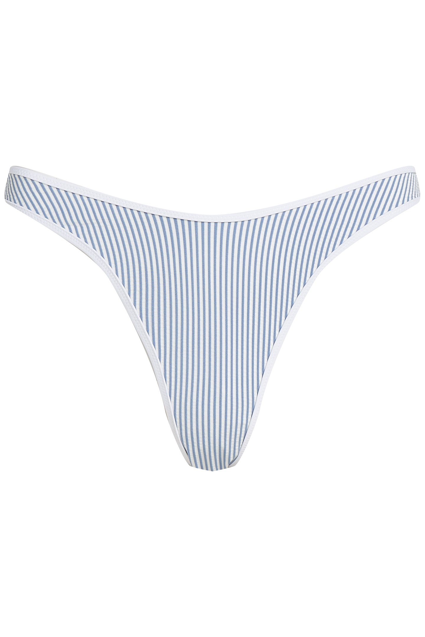 HIGH LEG CHEEKY EXTRA SHORT BIKINI SLIP BLUE 5