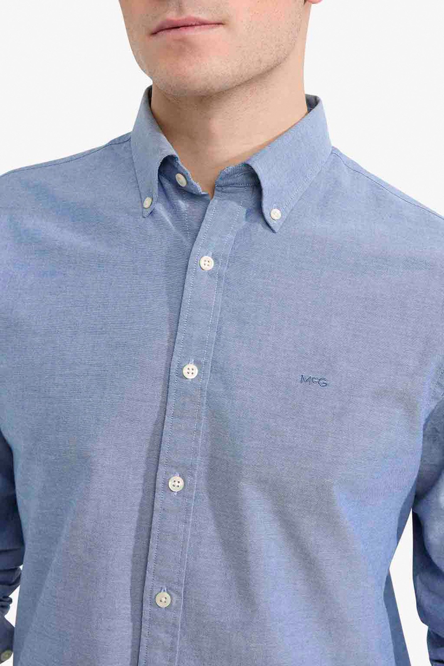 STRETCH OXFORD SHIRT NAVY 6