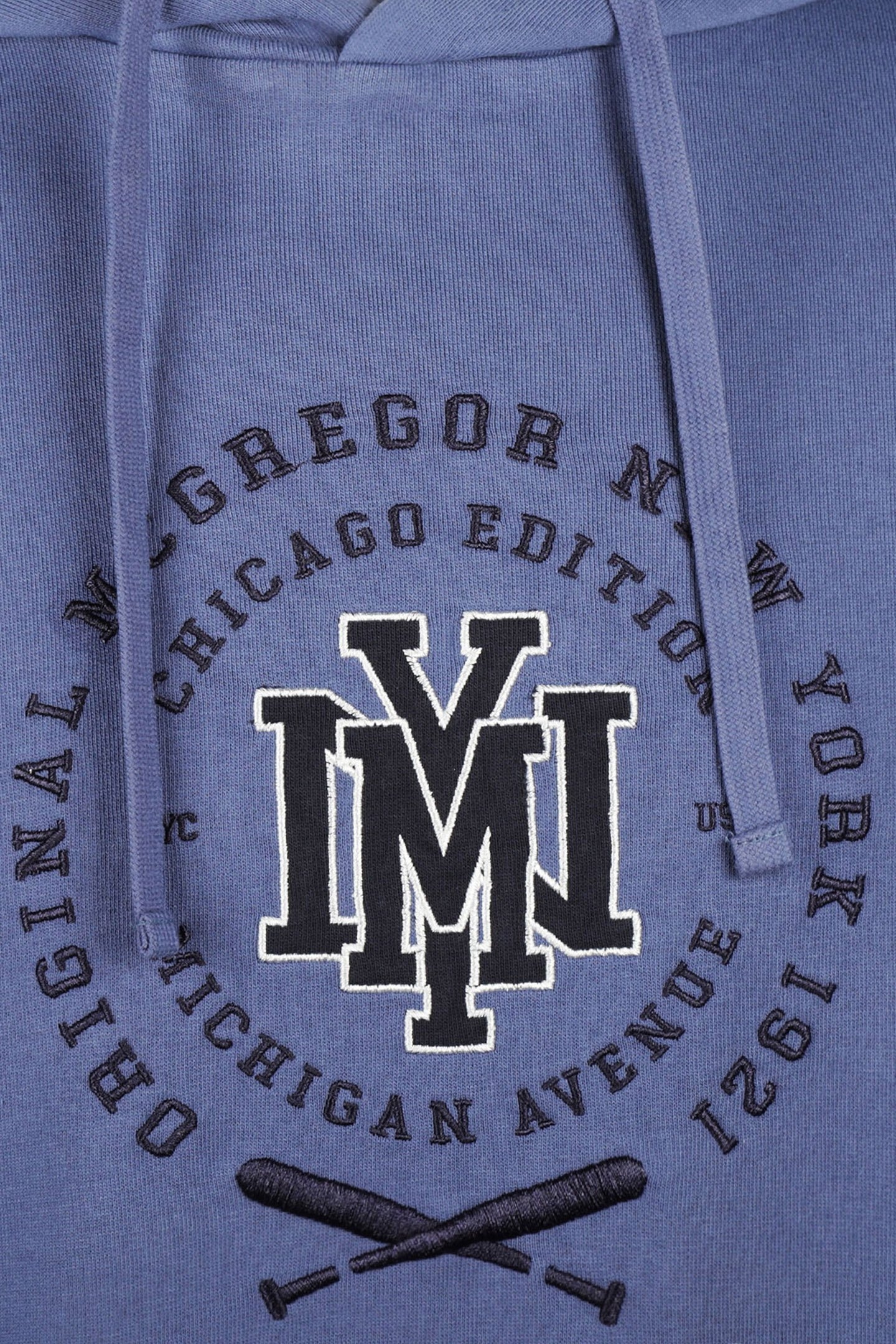 GRAPHIC HOODY NY VINTAGE BLUE 7
