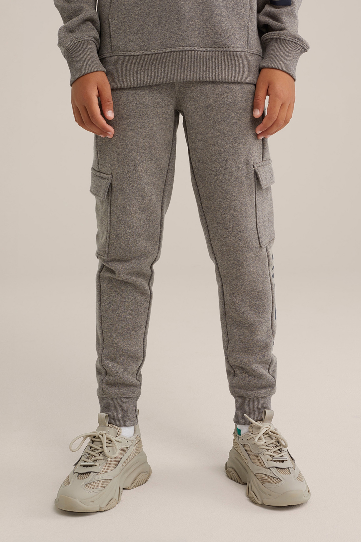 CARGO PANTS BLENDED DARK GREY 1
