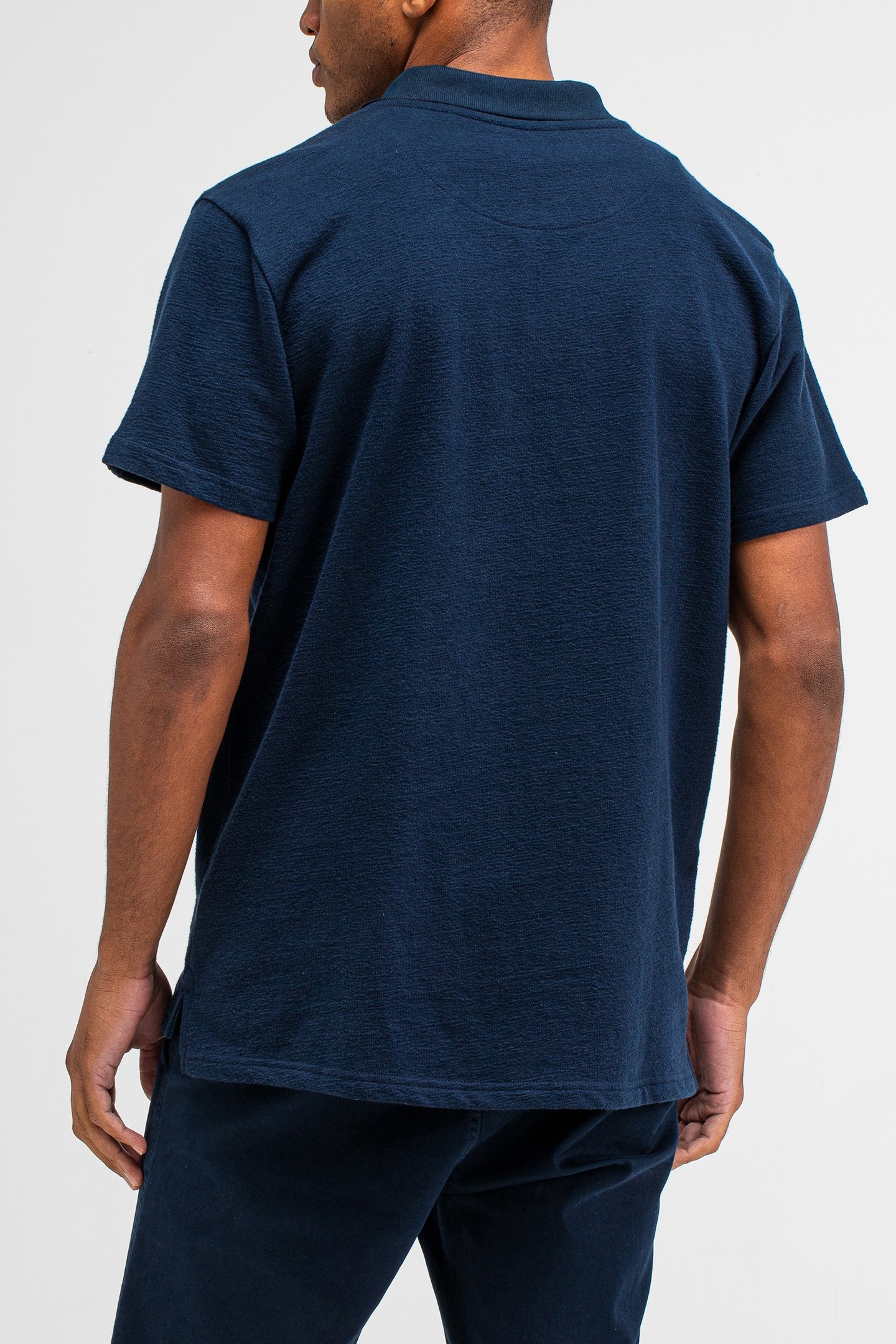 ADRIEN LOOSE ZIP POLO ALASKA BLUE 2