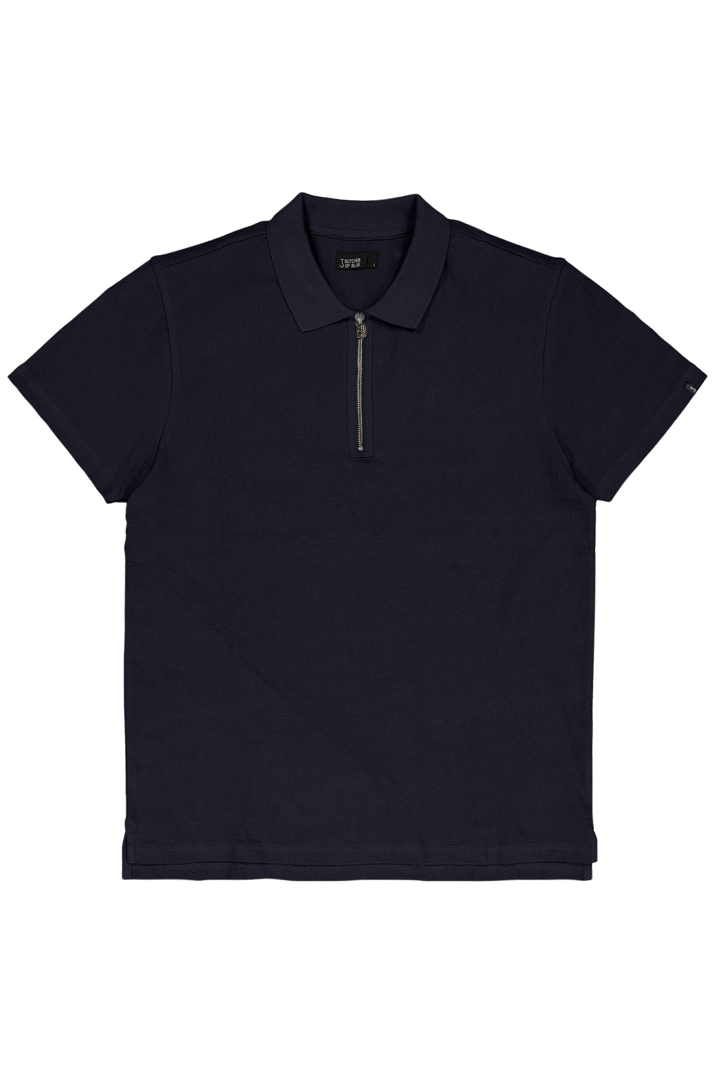 ADRIEN LOOSE ZIP POLO ALASKA BLUE 3